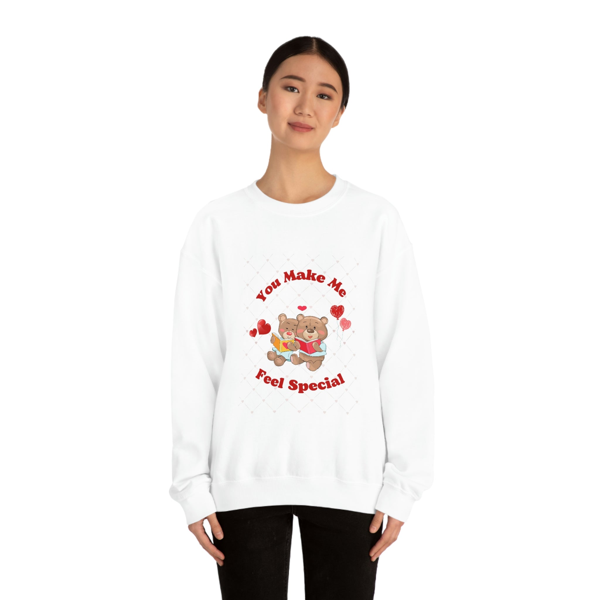 You Make Me Feel Special Unisex Heavy Blend™ Crewneck Sweatshirt