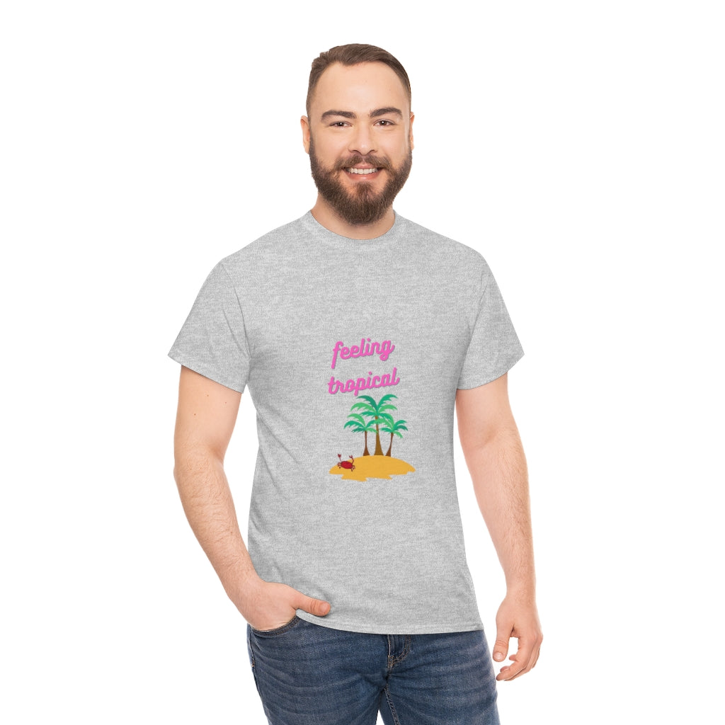 Feeling Tropical Unisex Heavy Cotton Tee