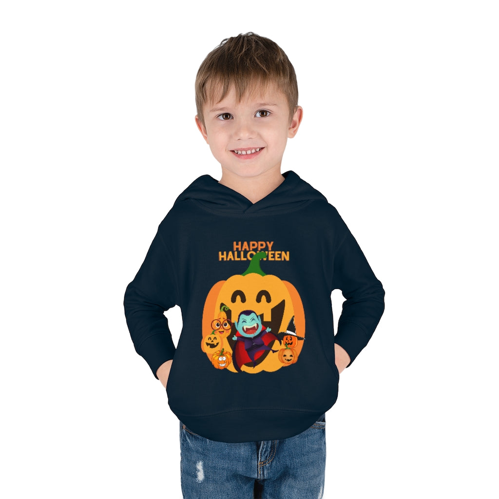 Count Vlad Happy Thanksgiving Toddler Pullover Fleece Hoodie