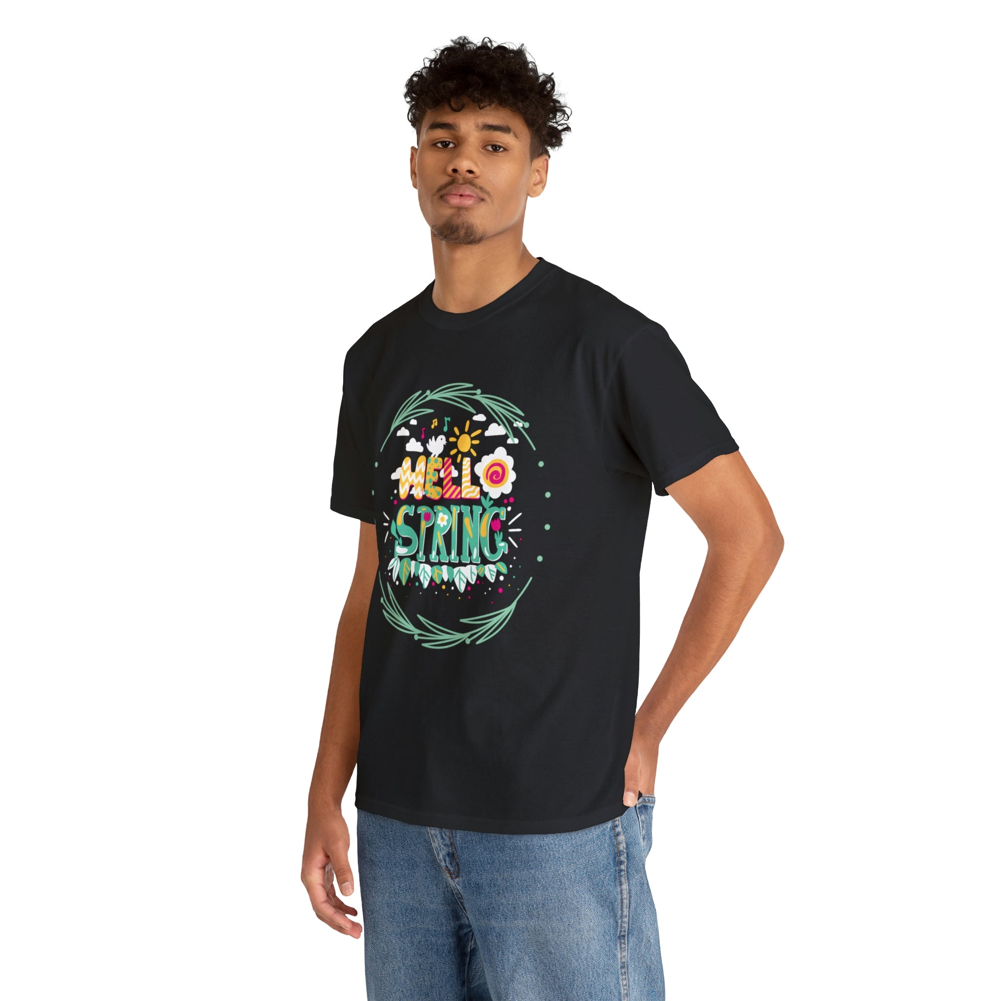 Hello Spring Unisex Heavy Cotton Tee