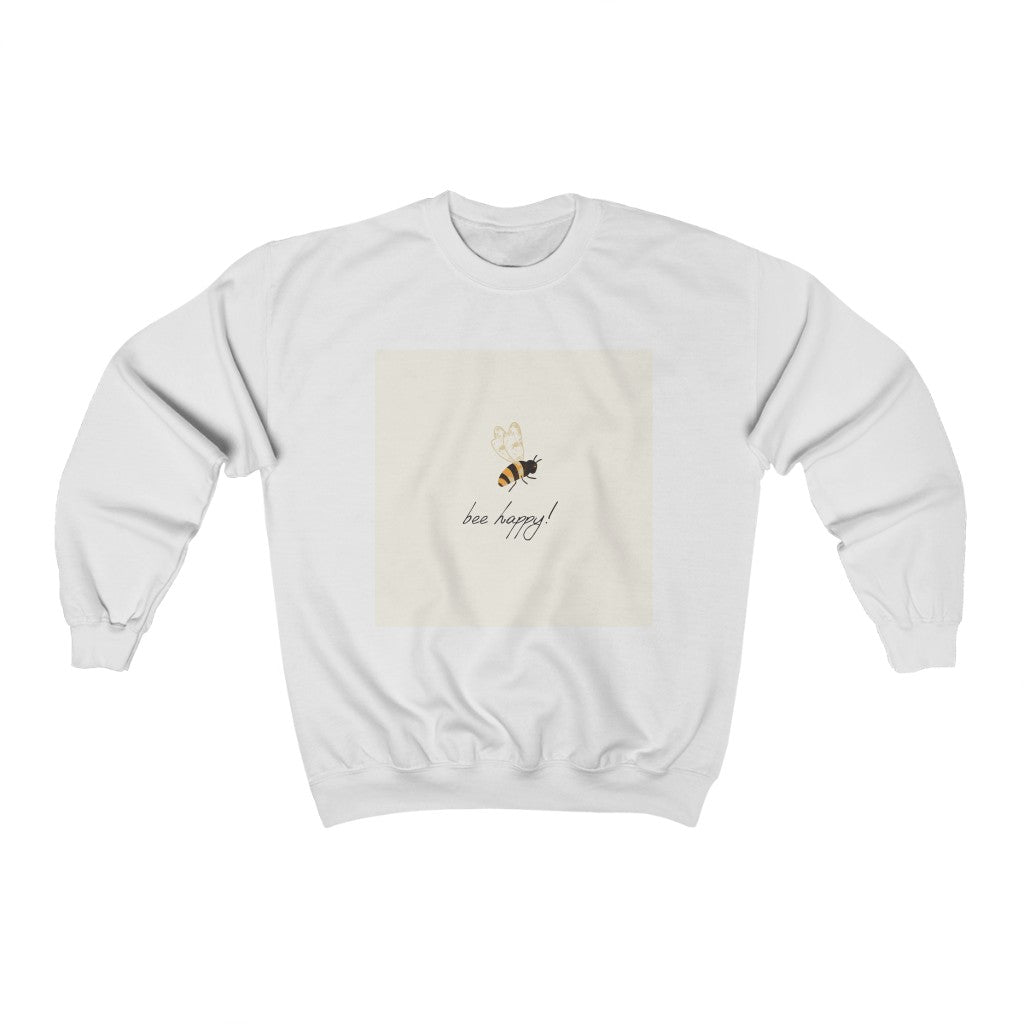 Bee Happy Unisex Heavy Blend™ Crewneck Sweatshirt