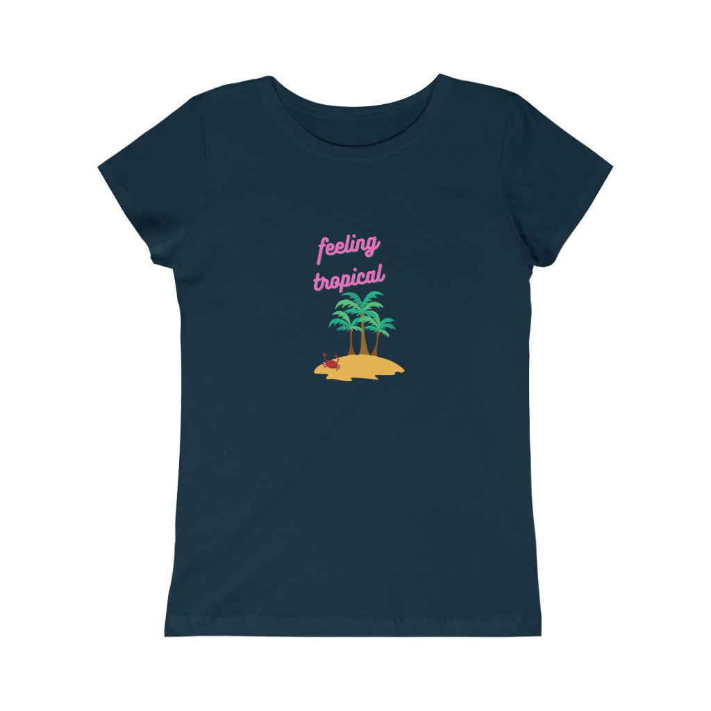 Feeling Tropical Girls Princess Tee