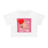 Happy Valentine's Day Girl AOP Crop Tee