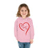 Happy Valentine's Day Toddler Pullover Fleece Hoodie