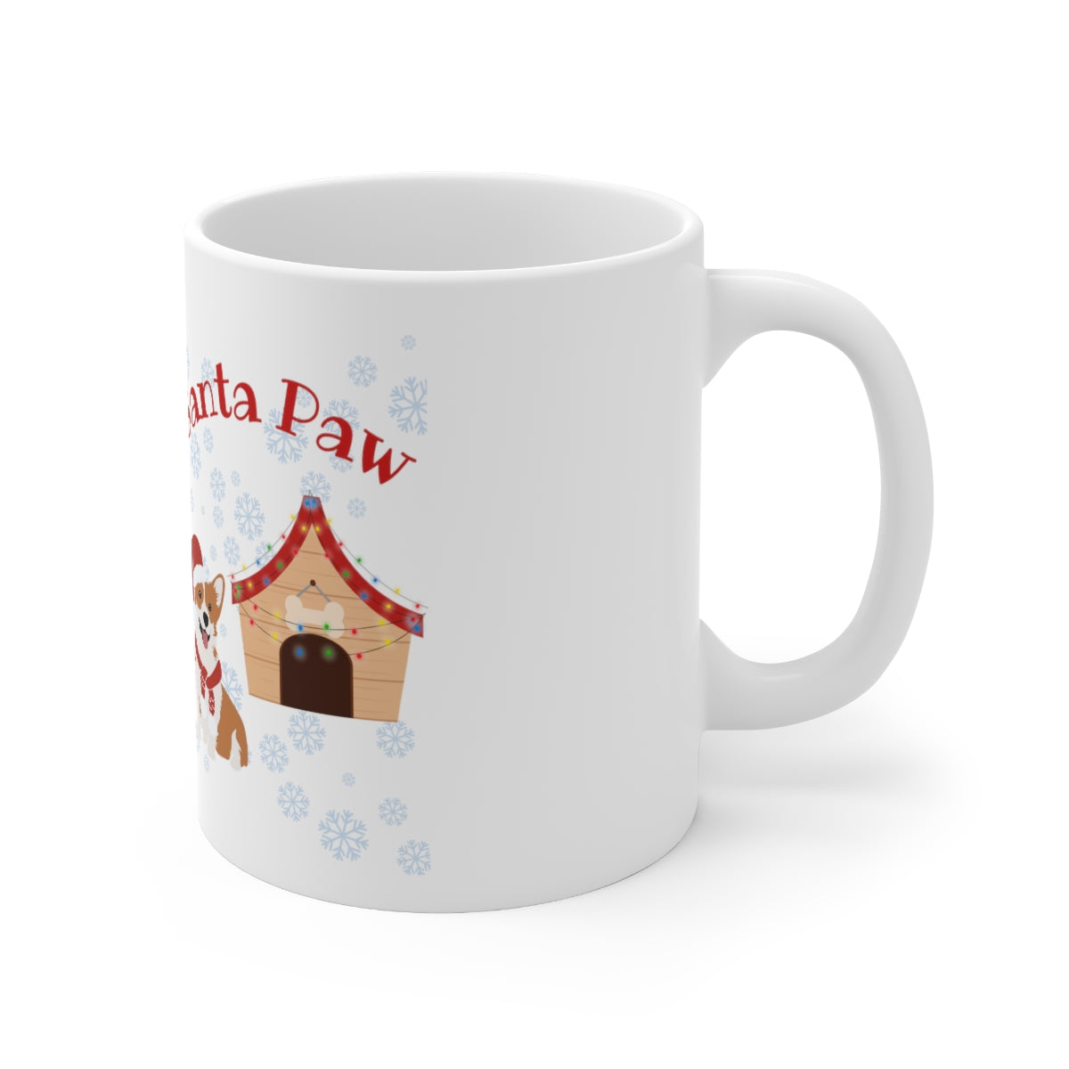 Santa Paw Ceramic Mug 11oz