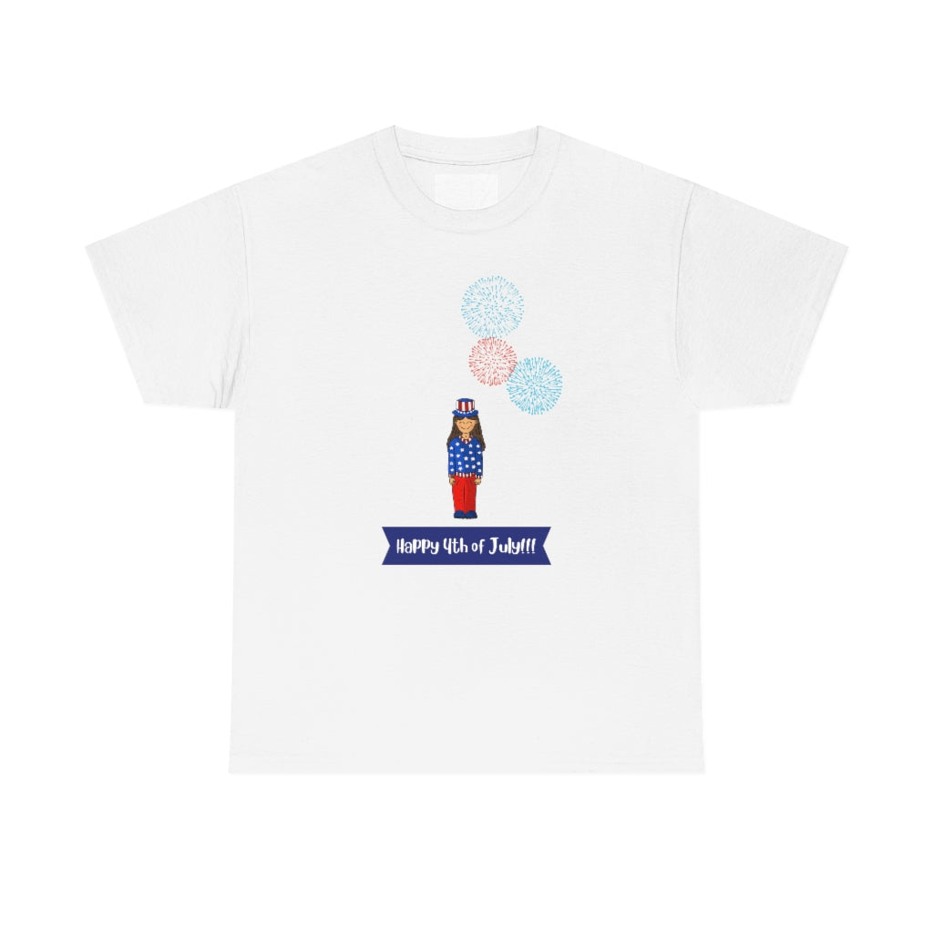 Happy 4th of July Unisex Heavy Cotton Tee