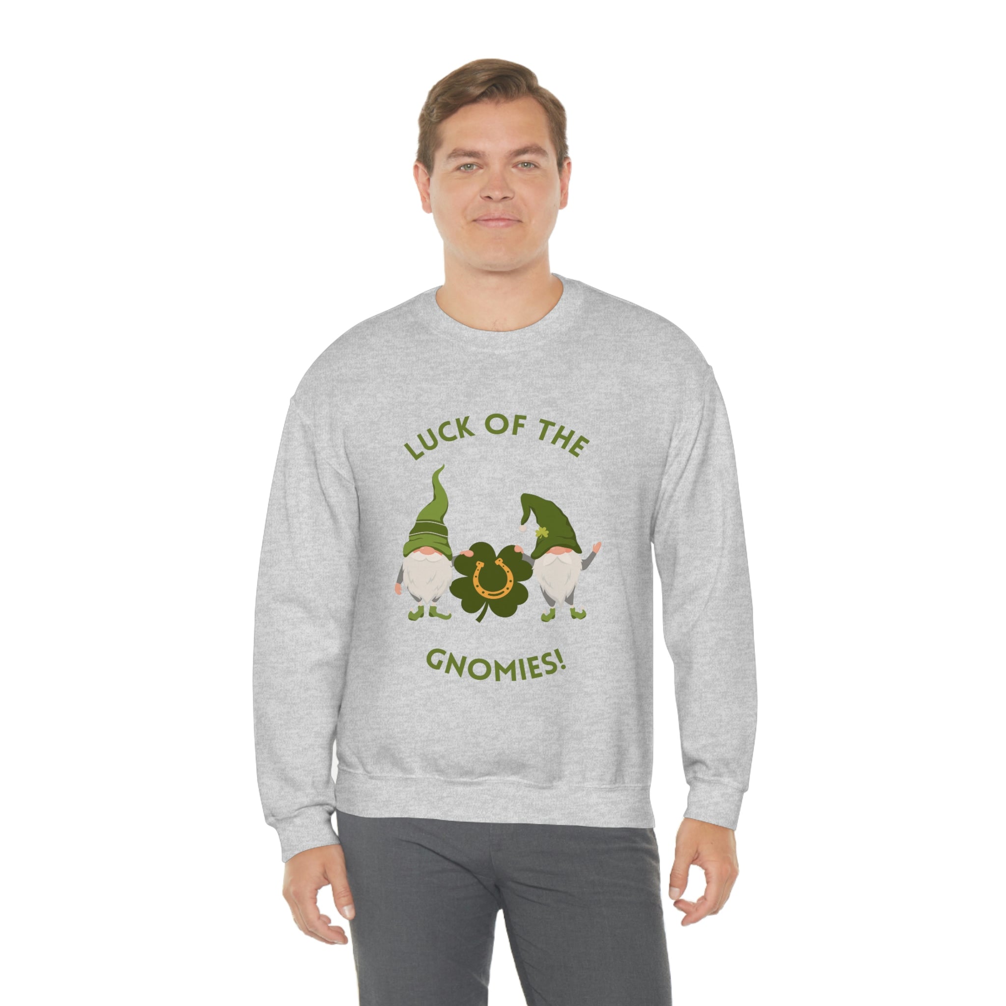 The Luck Of The Gnomies! Unisex Heavy Blend™ Crewneck Sweatshirt