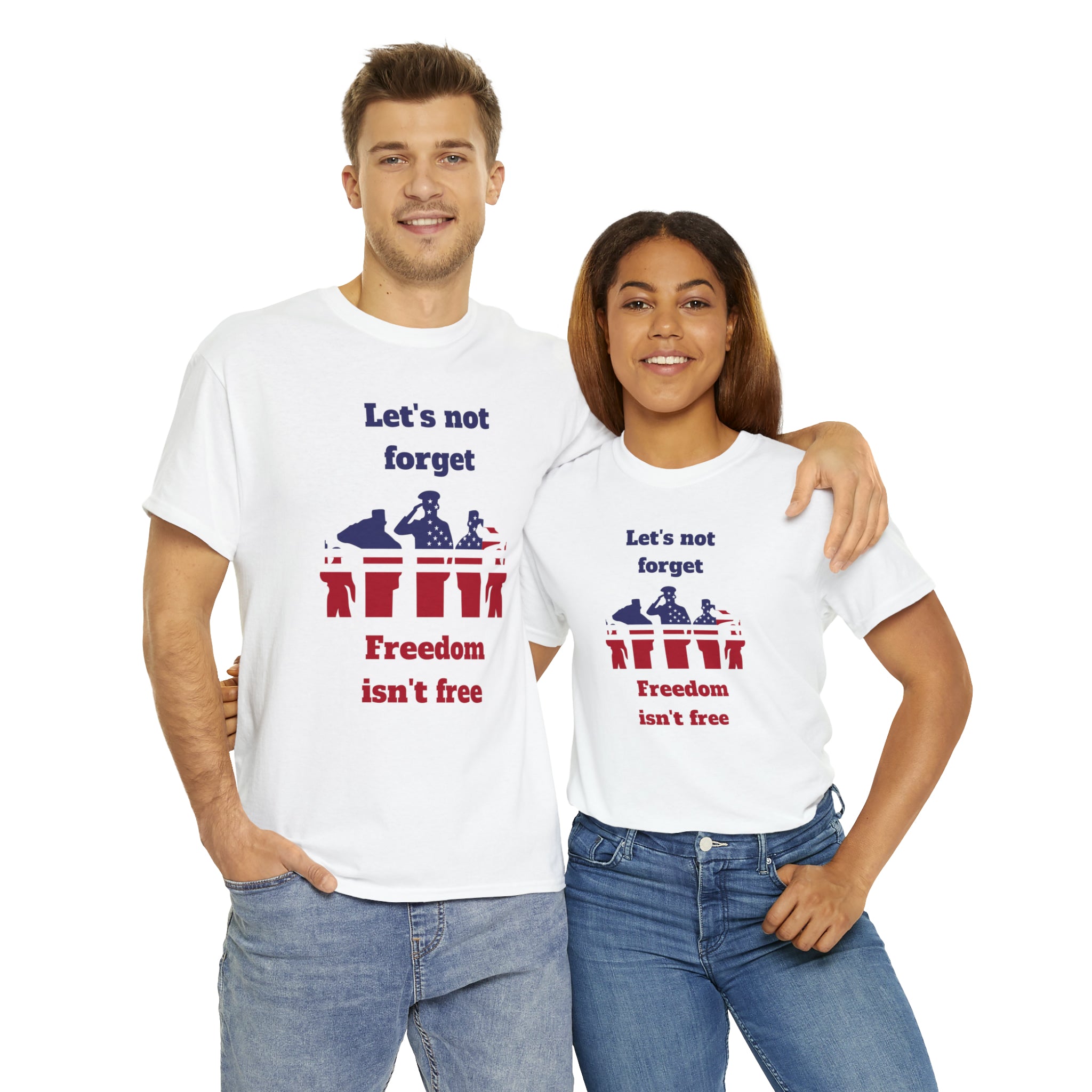 Memorial Day Freedom Is Not Free Unisex Heavy Cotton Tee