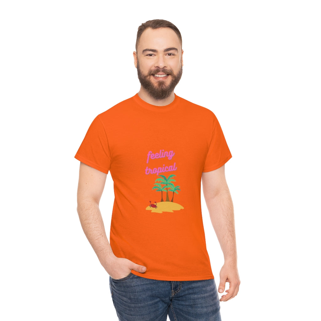 Feeling Tropical Unisex Heavy Cotton Tee