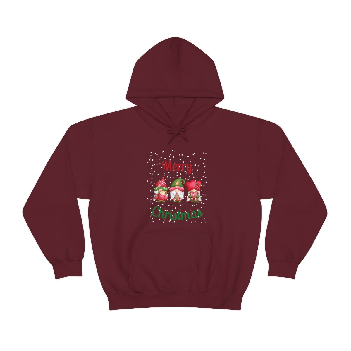 Three Gnomes Merry Christmas Unisex Heavy Blend™ Hooded Sweatshirt