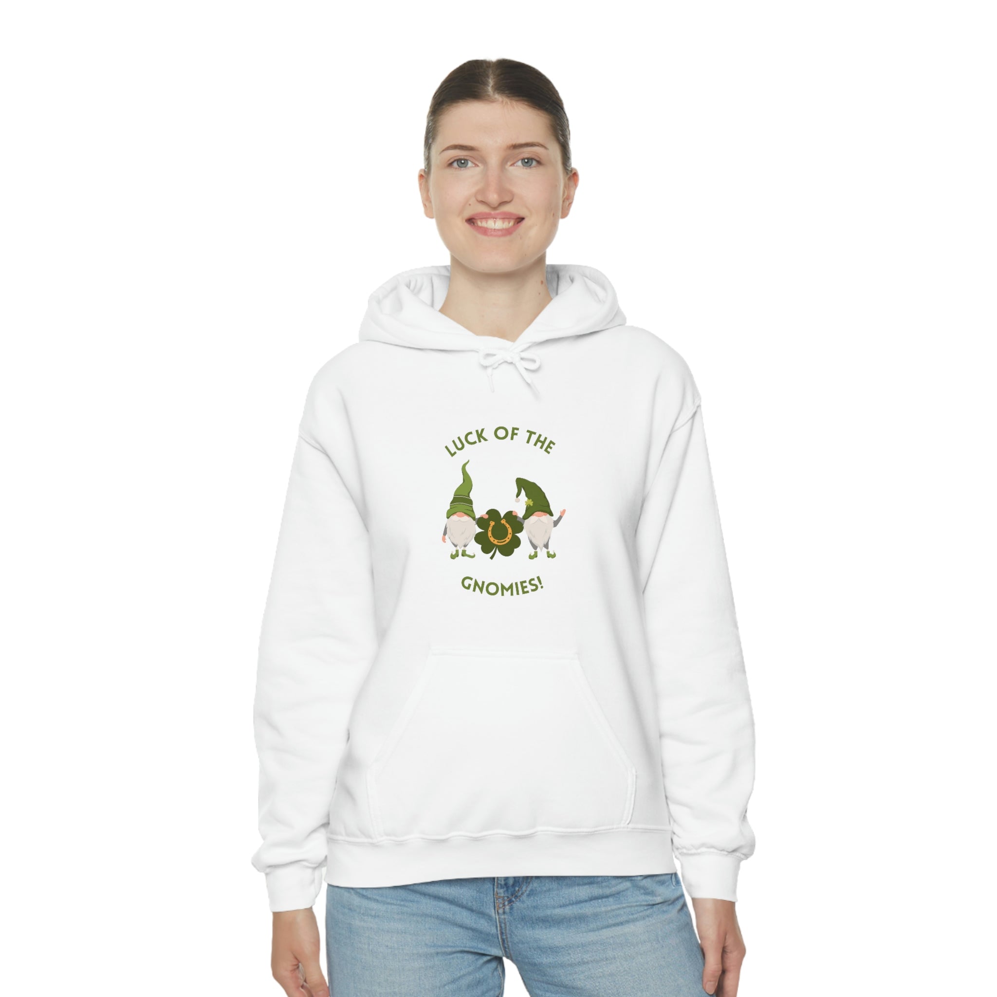 Luck Of The Gnomies! Unisex Heavy Blend™ Hooded Sweatshirt