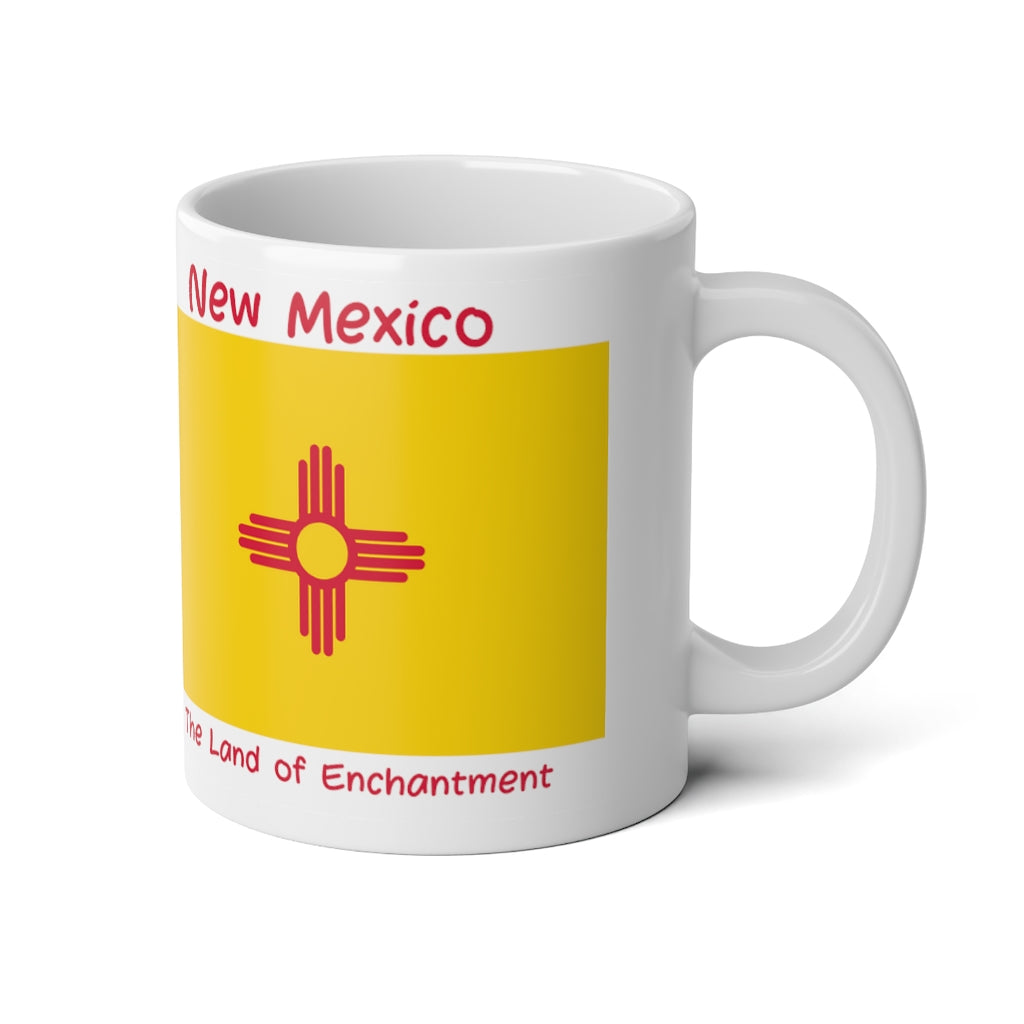 New Mexico State Flag Jumbo Mug, 20oz