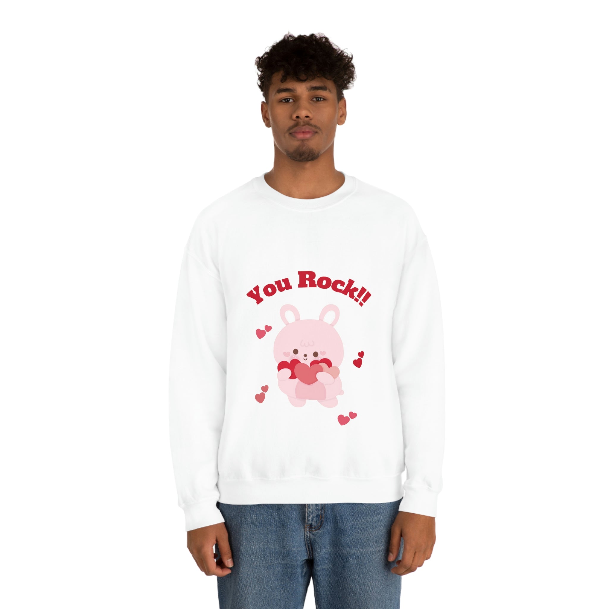You Rock Unisex Heavy Blend™ Crewneck Sweatshirt