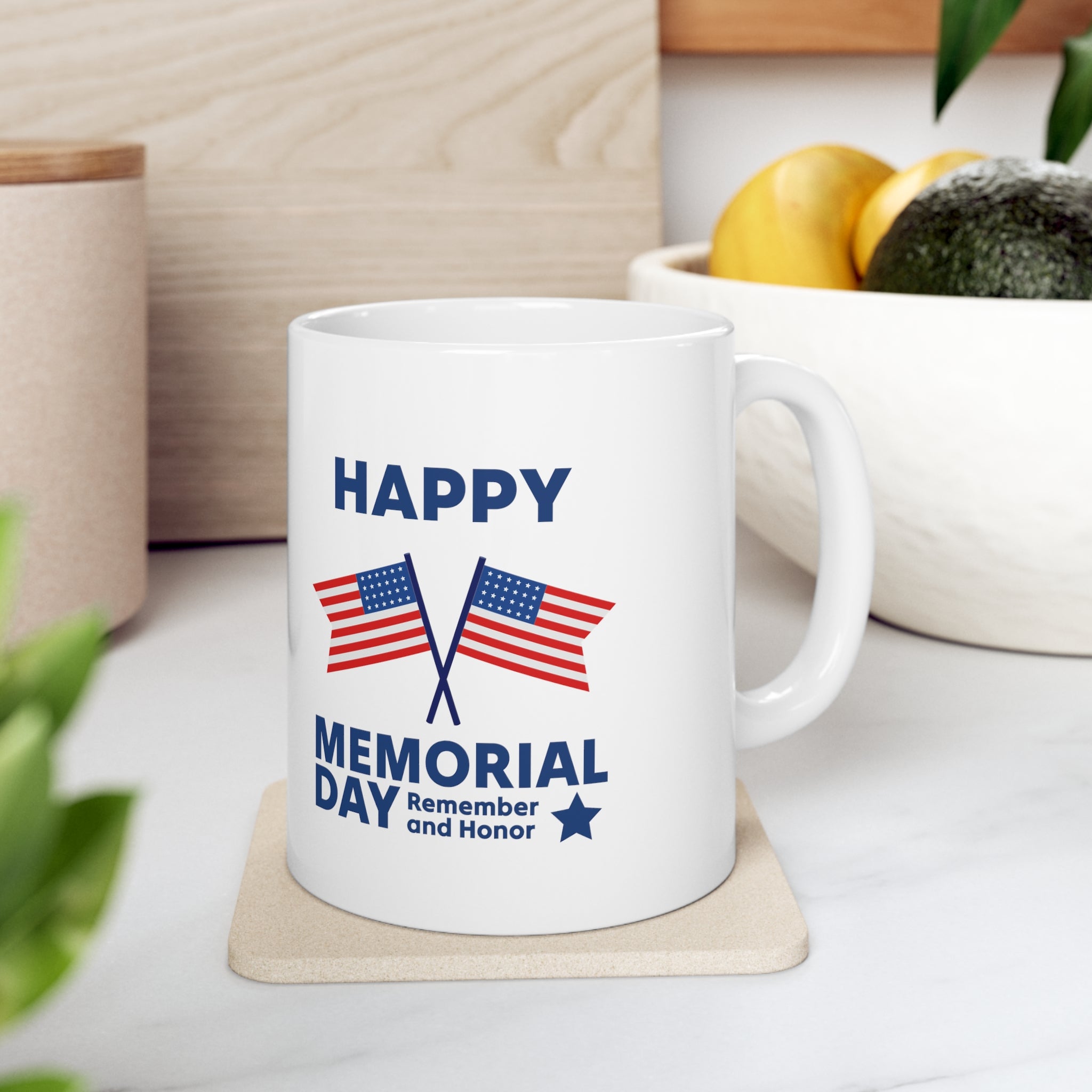 Happy Memorial Day Ceramic Mug 11oz