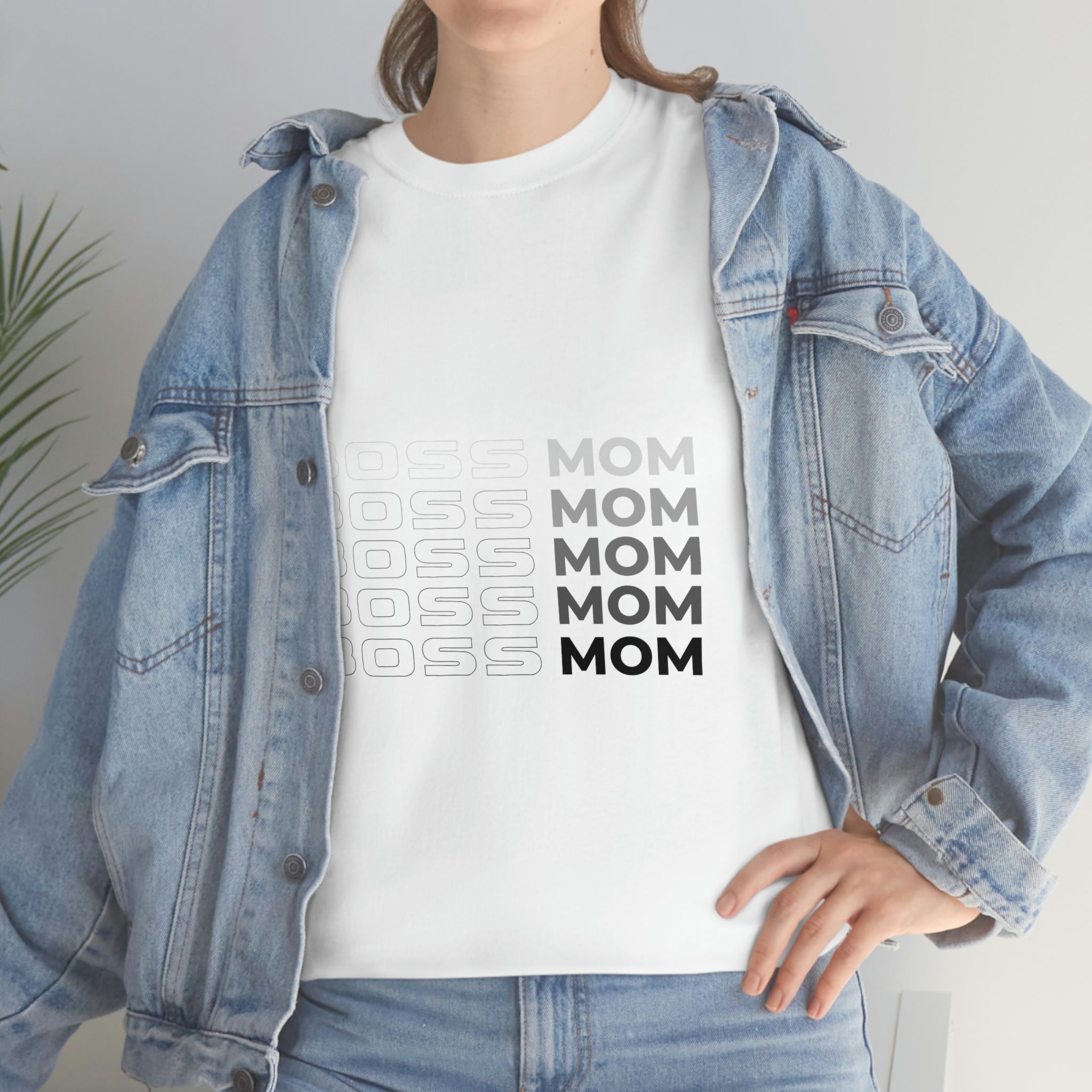 Boss Mom Unisex Heavy Cotton Tee