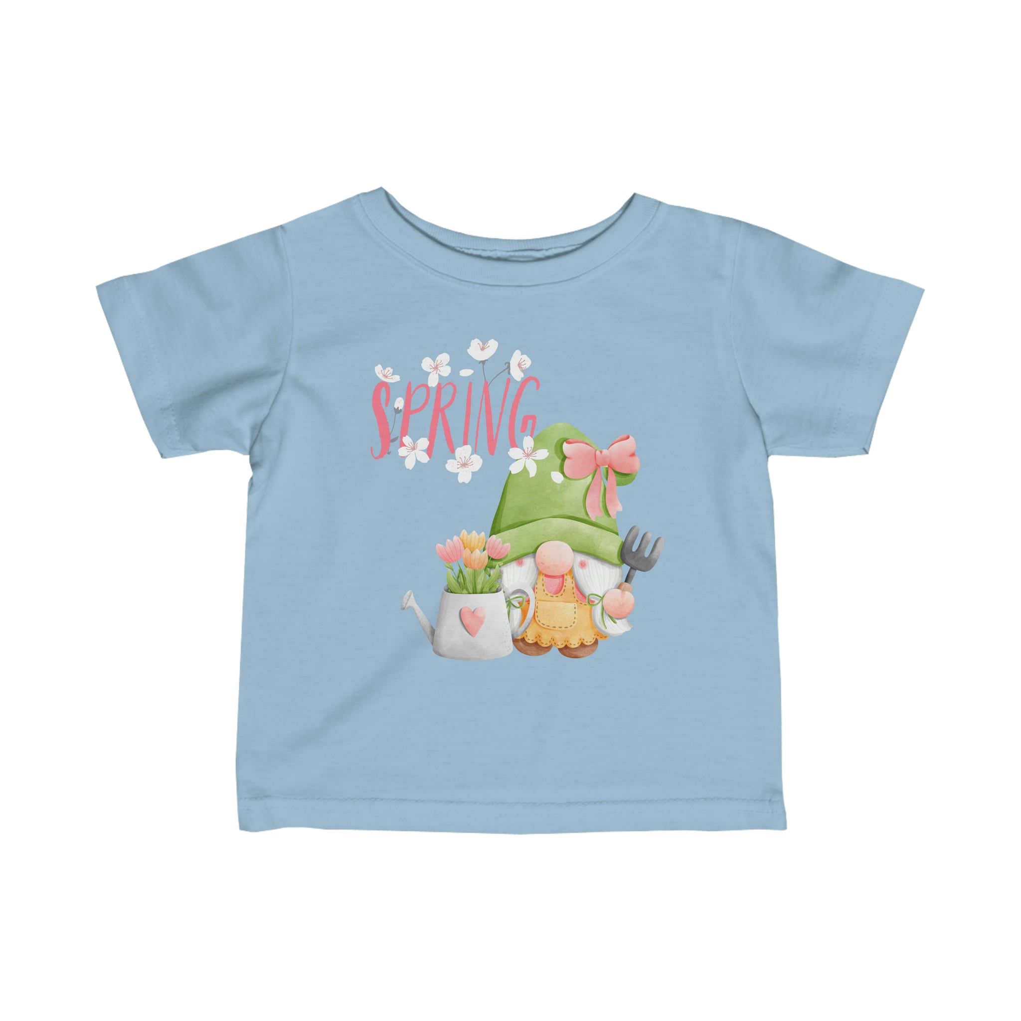 Gnome Happy Spring Infant Fine Jersey Tee