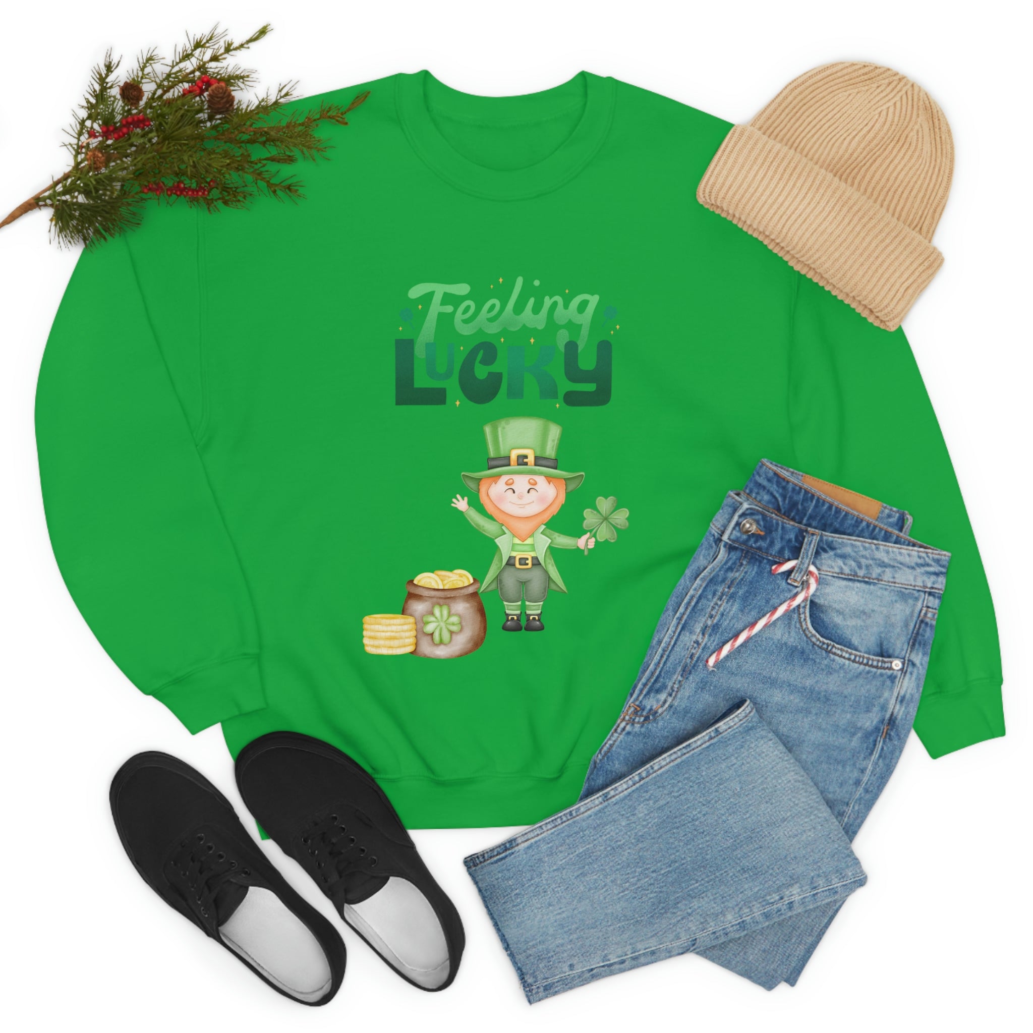 Feeling Lucky Unisex Heavy Blend™ Crewneck Sweatshirt