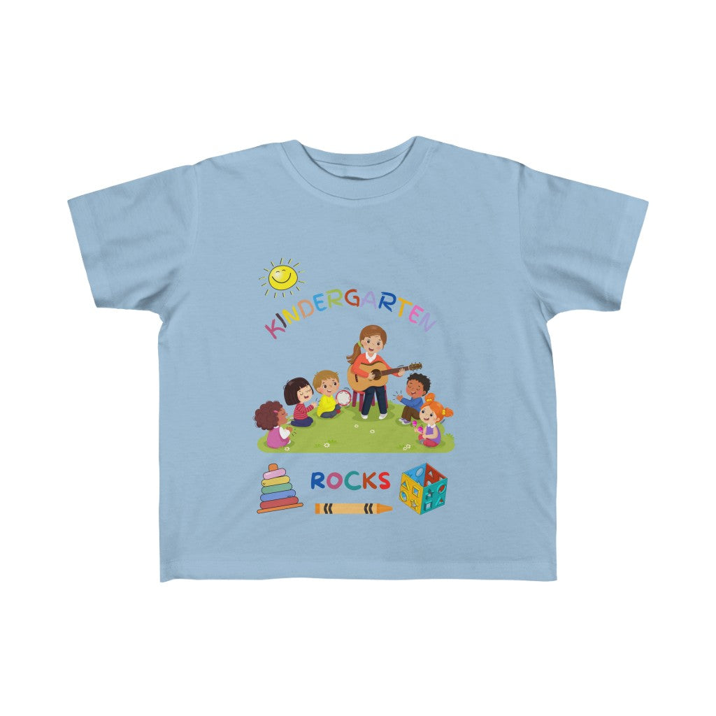 Kindergarten Rocks Kid's Fine Jersey Tee