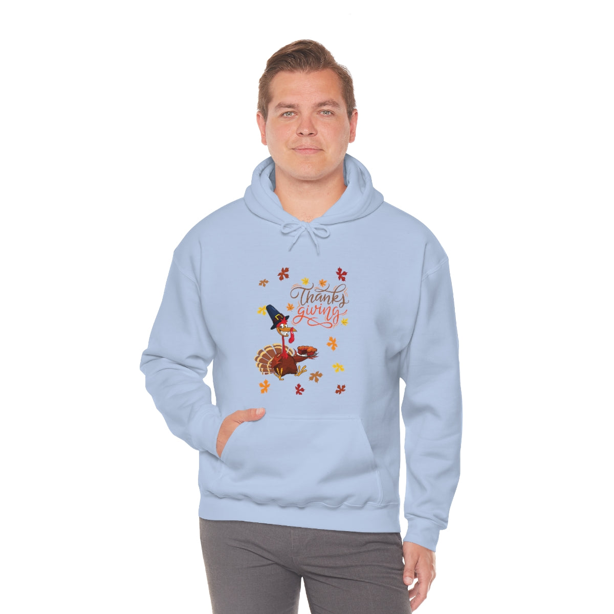 Thanksgiving Turkey Unisex Heavy Blend™ Hooded Sweatshirt