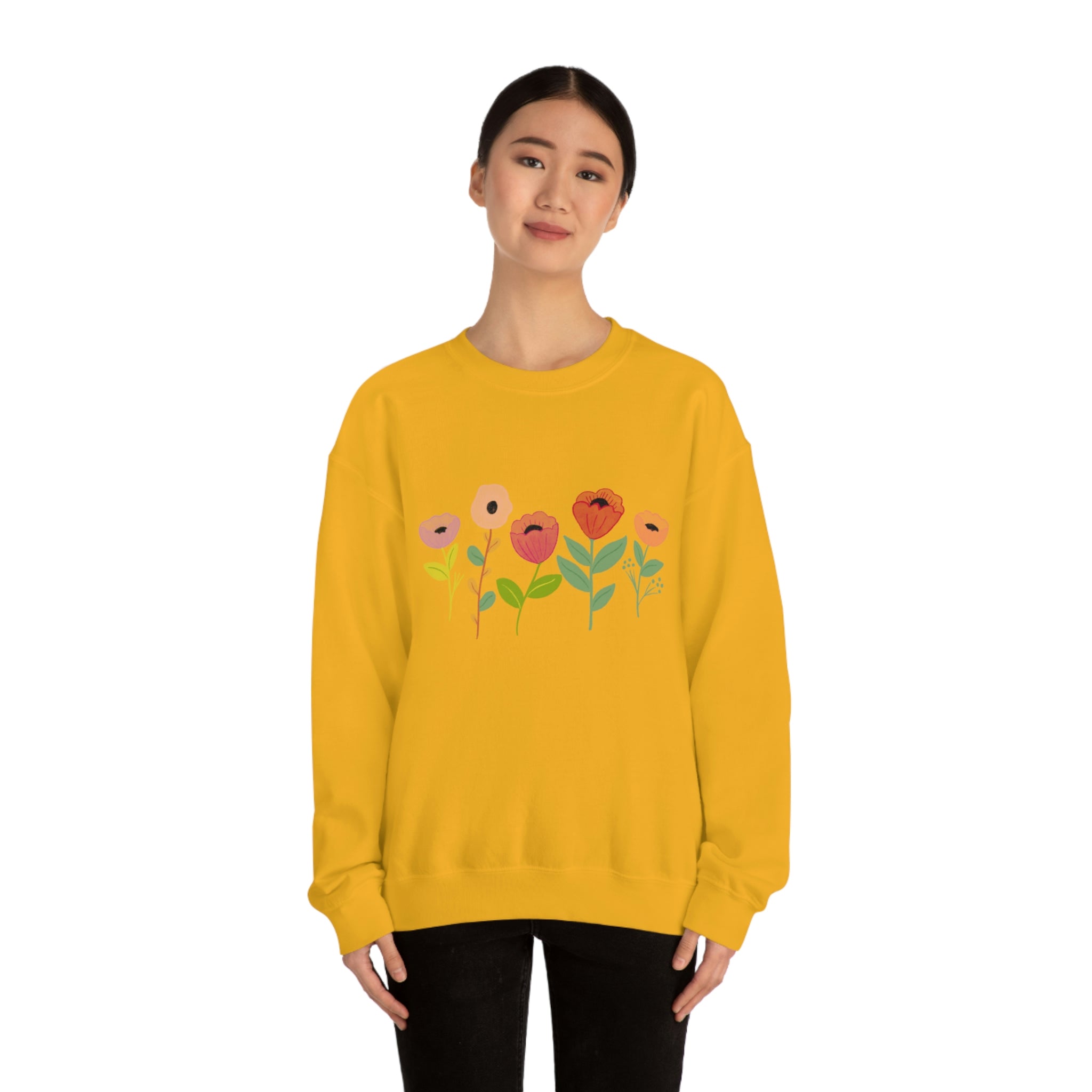 Spring Flowers Unisex Heavy Blend™ Crewneck Sweatshirt