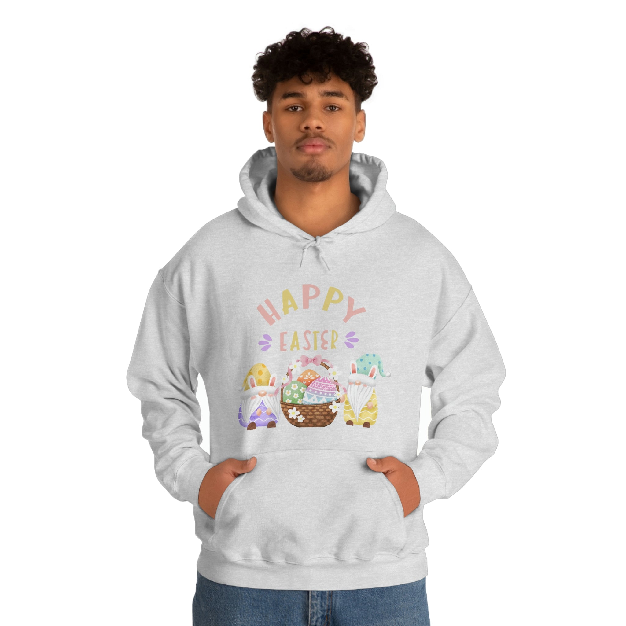 Happy Easter Gnome Unisex Heavy Blend™ Hooded Sweatshirt