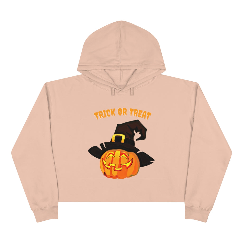 Trick or Treat Crop Hoodie