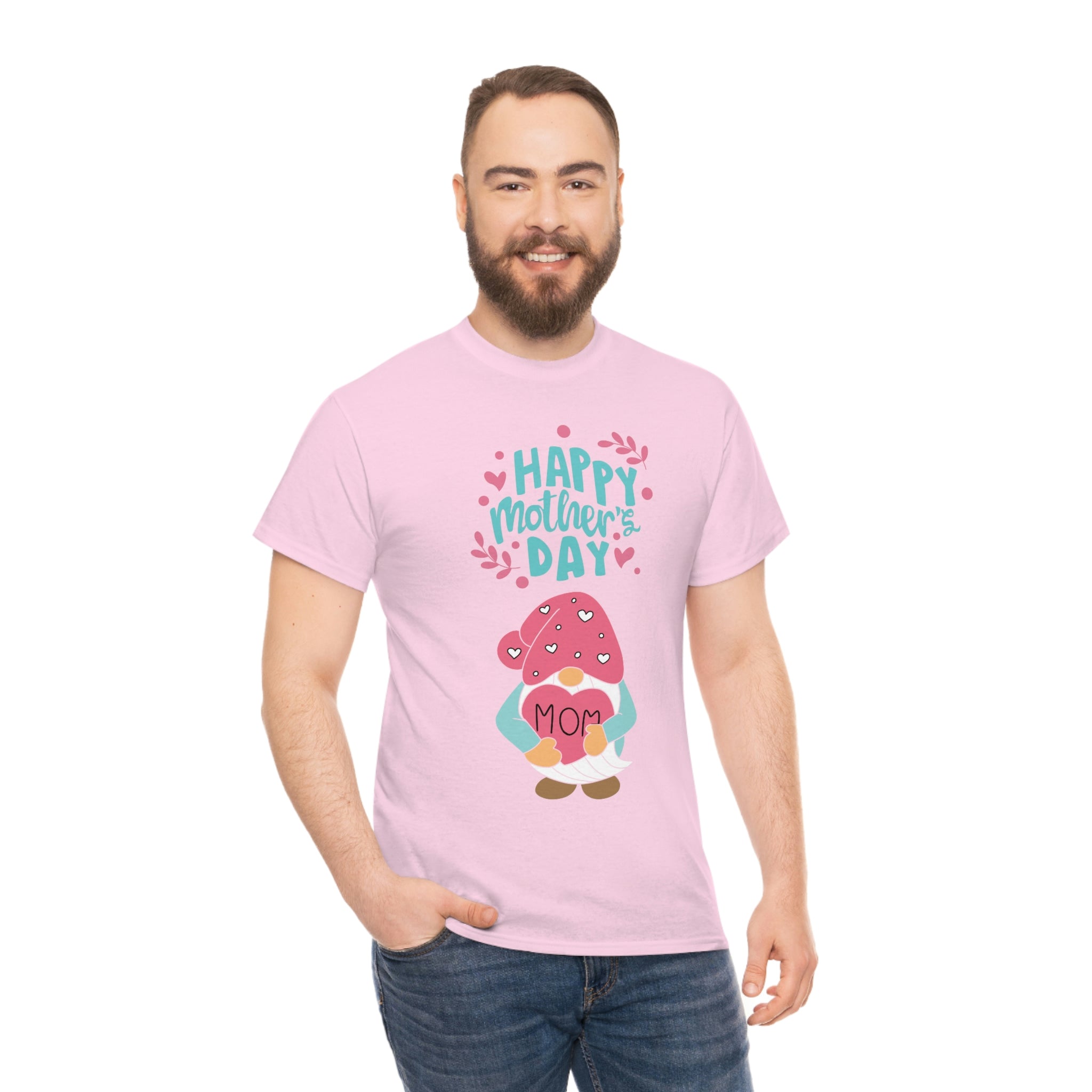 Happy Mother's Day Gnome Unisex Heavy Cotton Tee