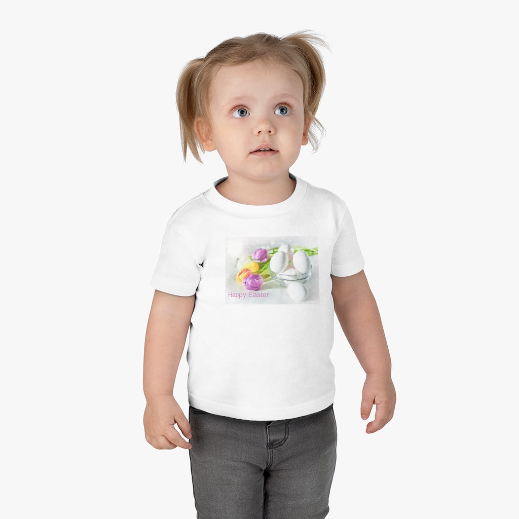 Happy Easter Infant Cotton Jersey Tee