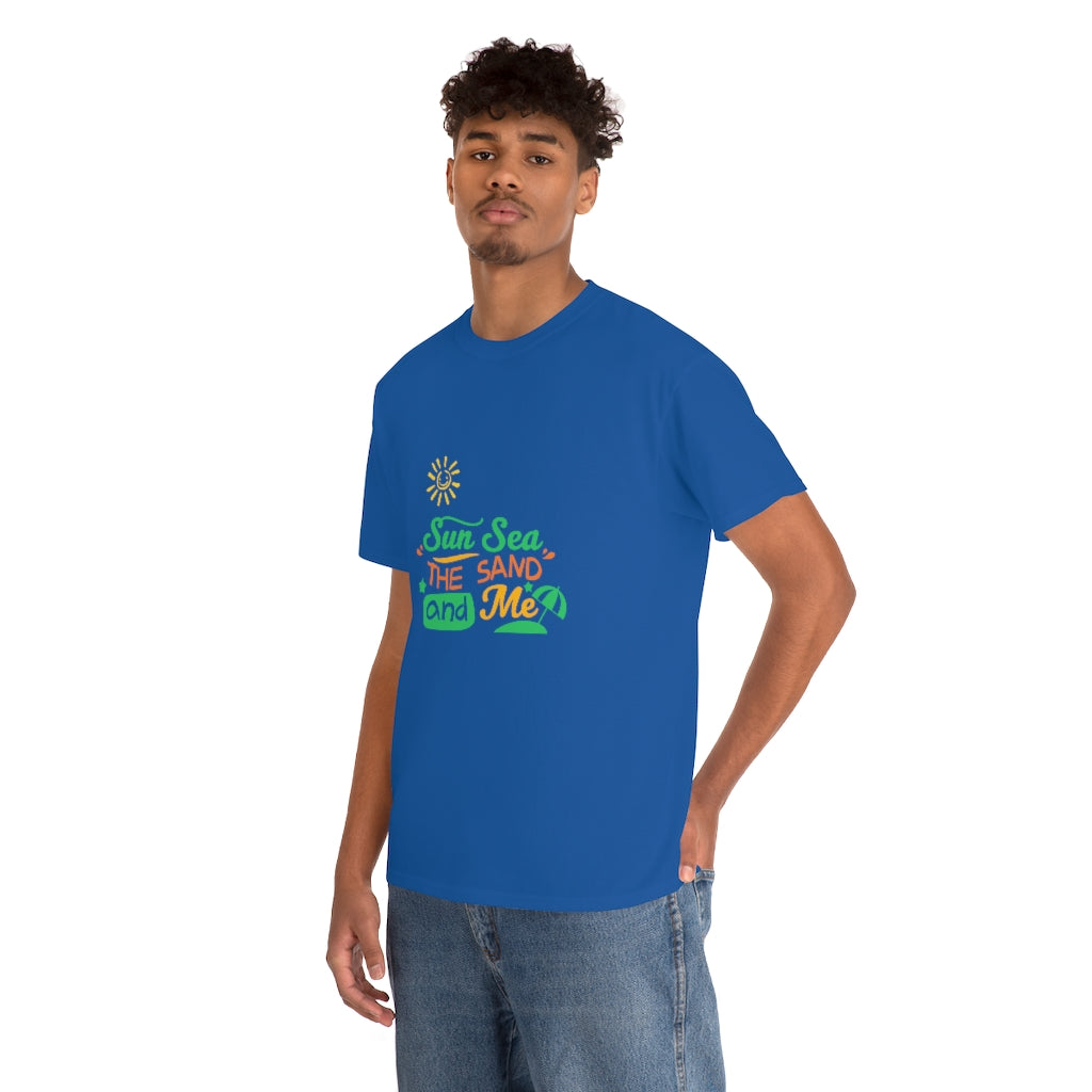 Sun Sea The Sand and Me Unisex Heavy Cotton Tee