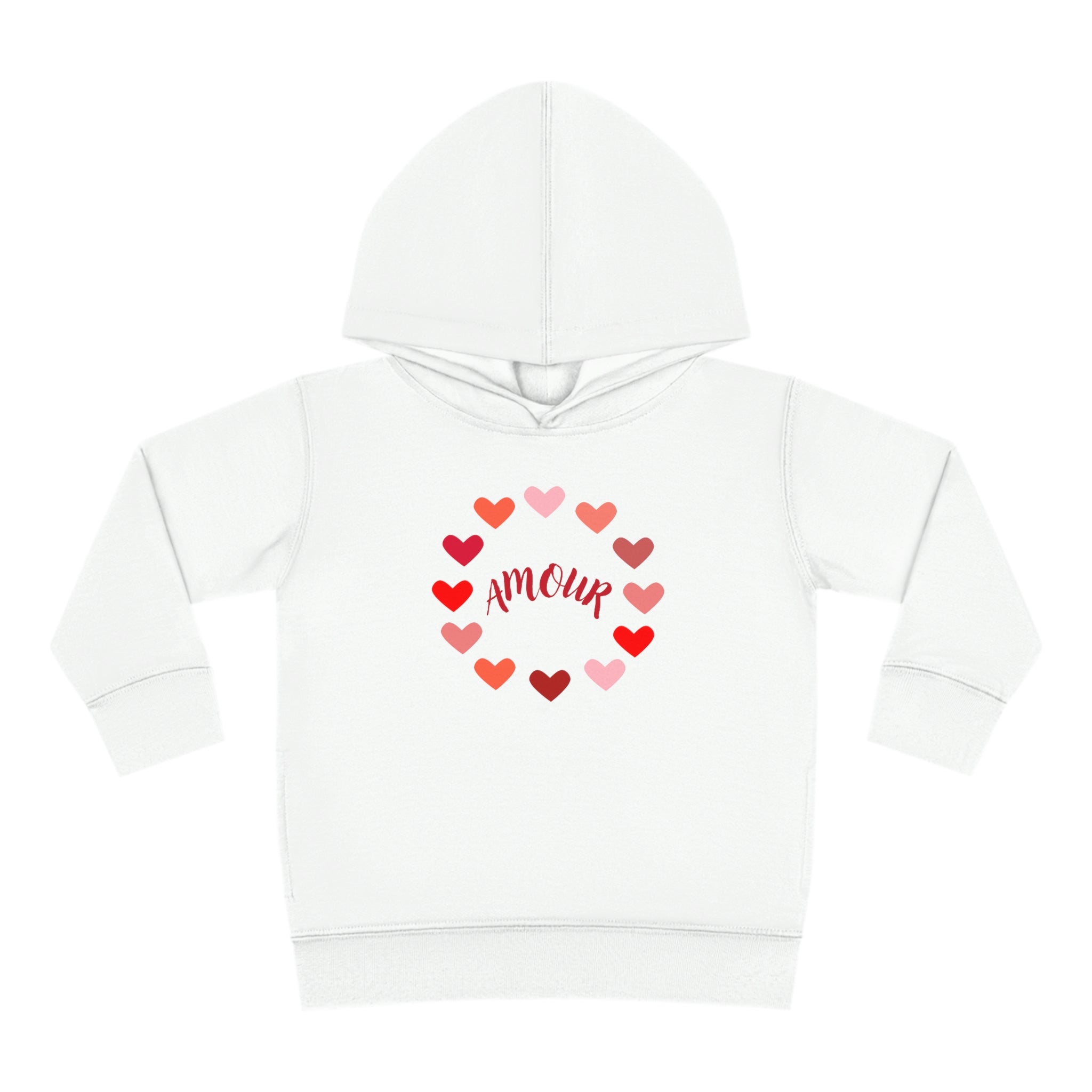 Amour Toddler Pullover Fleece Hoodie