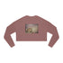 Women's Cat Cropped Sweatshirt