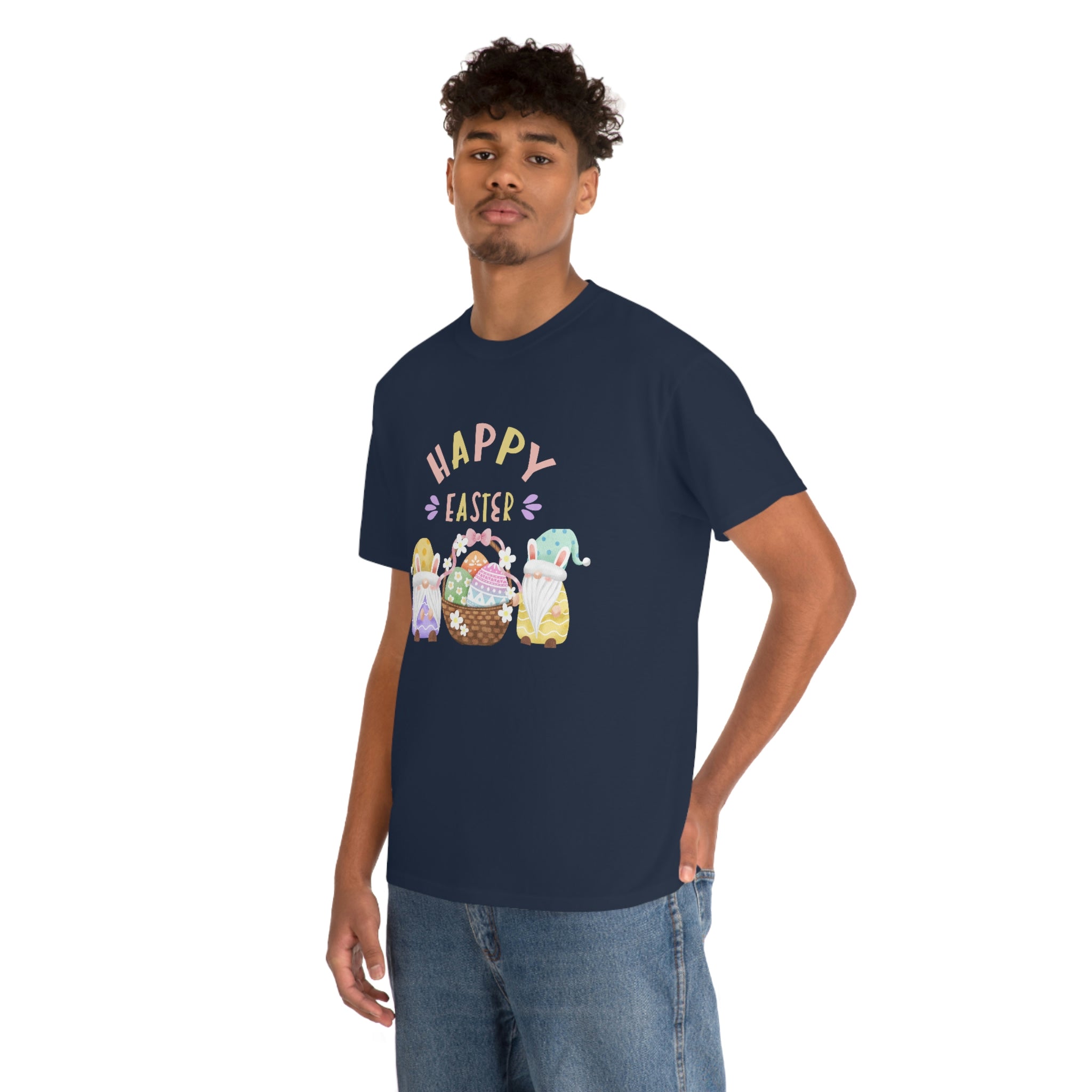 Happy Easter Gnome Unisex Heavy Cotton Tee