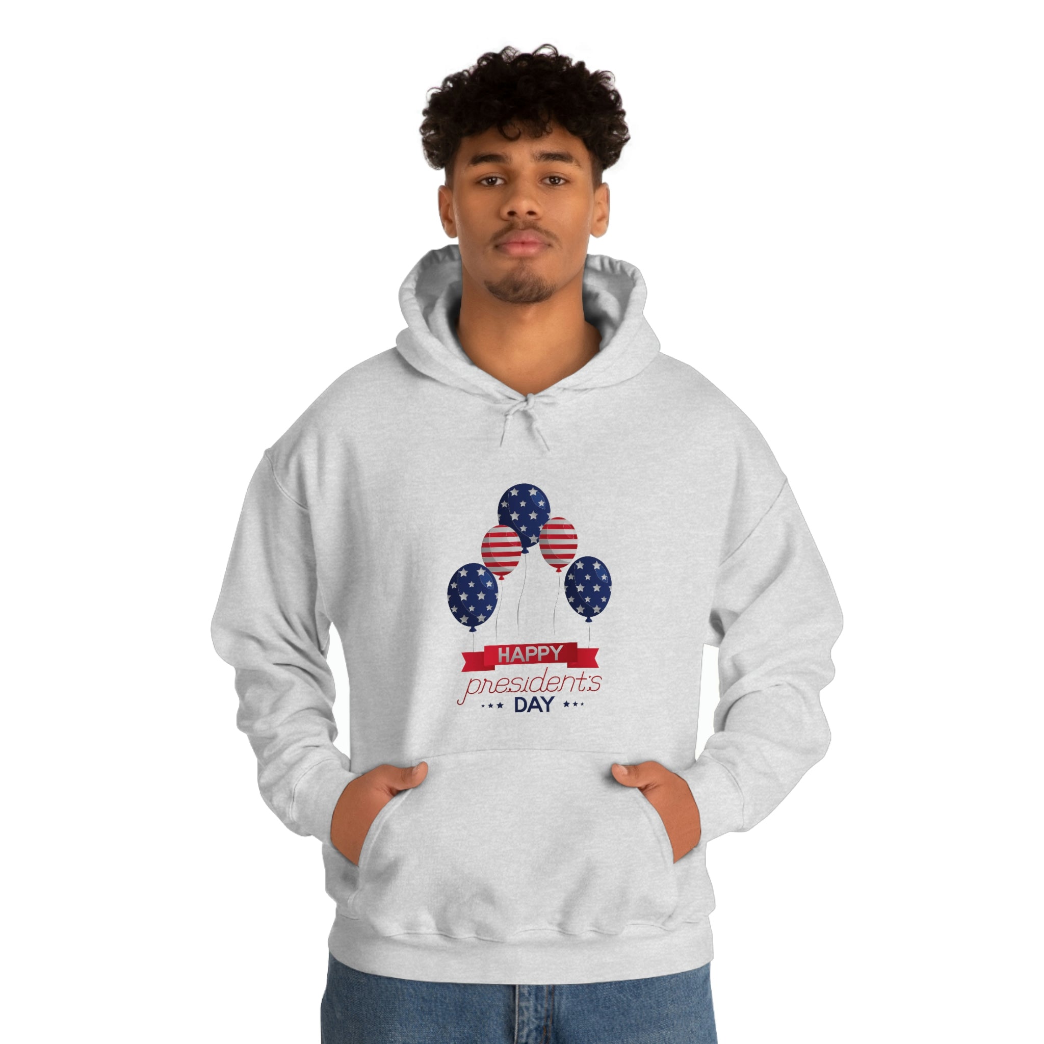 Happy President's Day Stars & Stripe Unisex Heavy Blend™ Hooded Sweatshirt