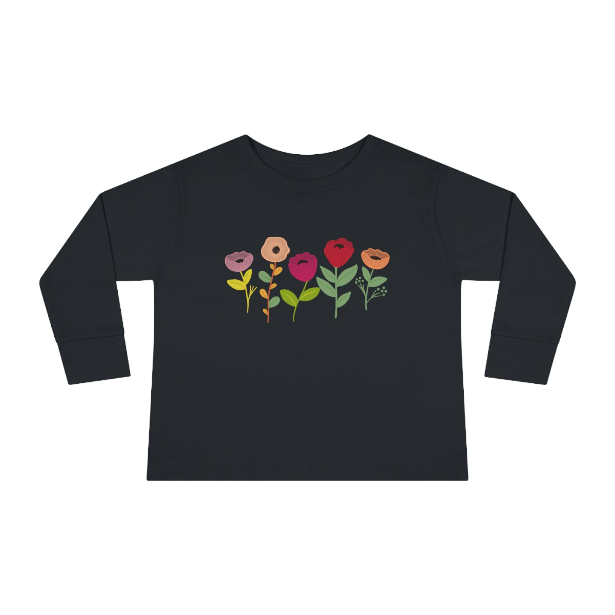 Spring Flowers Toddler Long Sleeve Tee