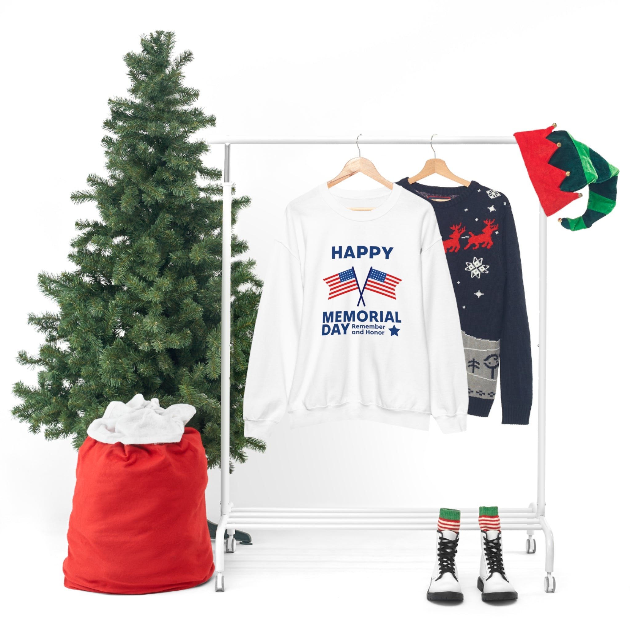 Happy Memorial Day Unisex Heavy Blend™ Crewneck Sweatshirt