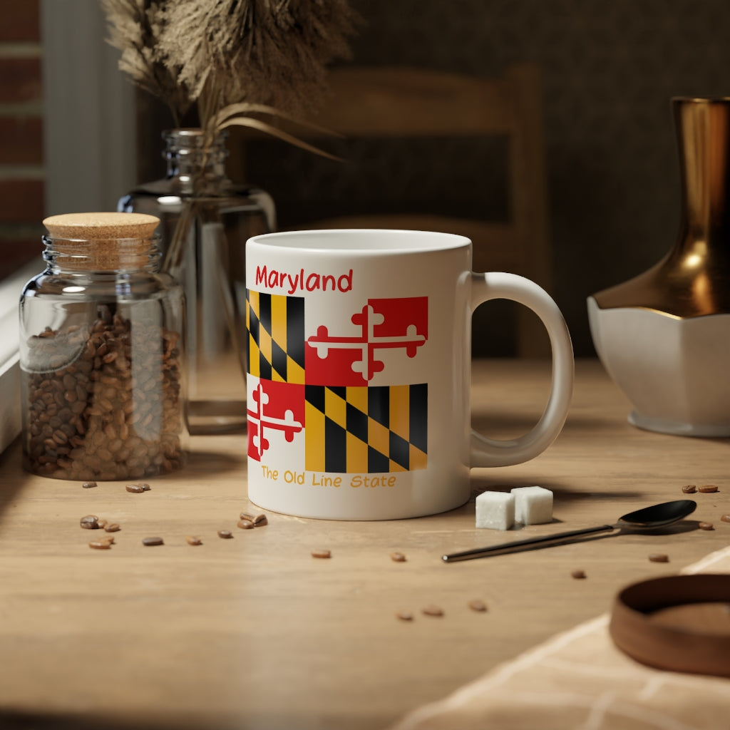 Maryland State Flag Jumbo Mug, 20oz