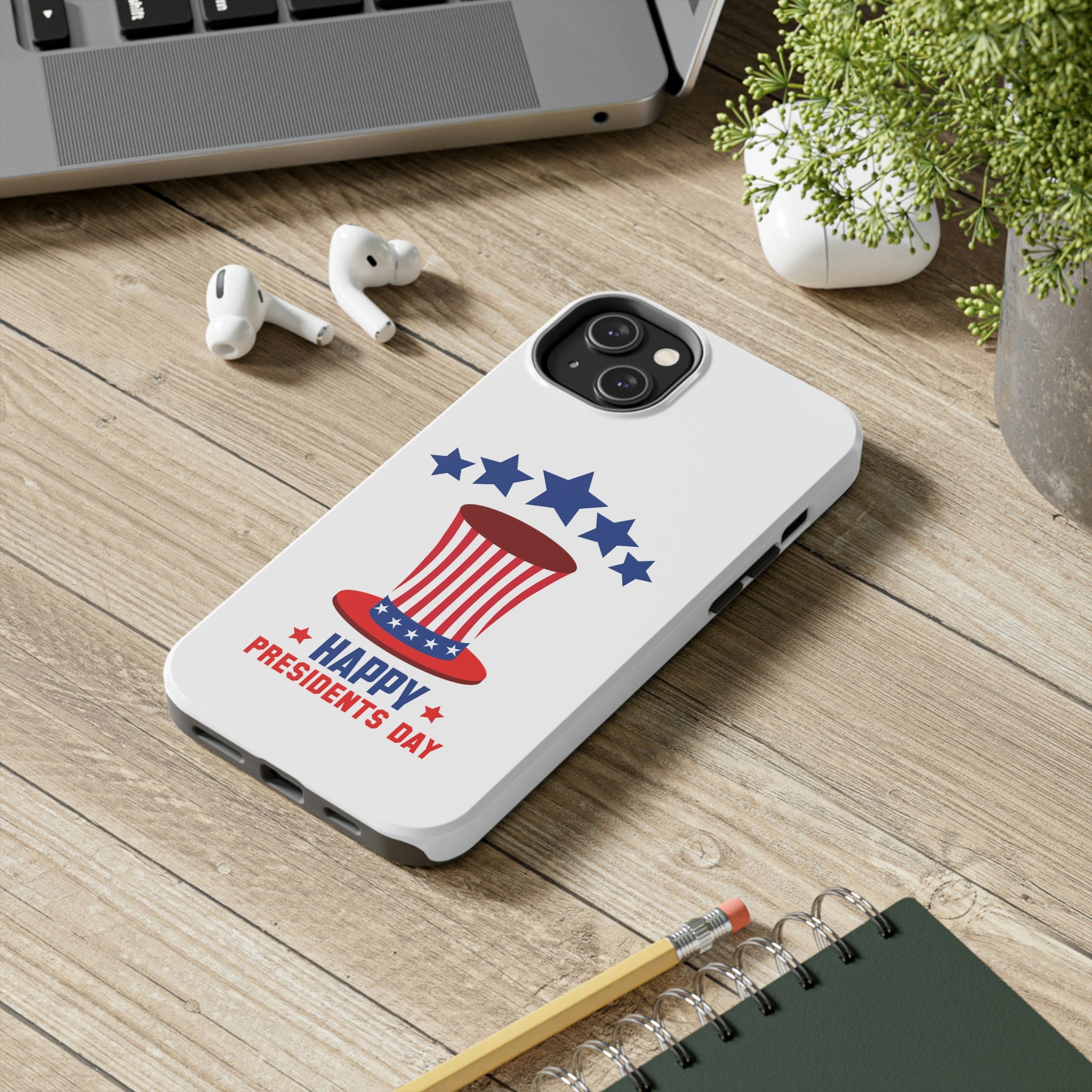 Happy President's Day Hat Tough Phone Cases, Case-Mate