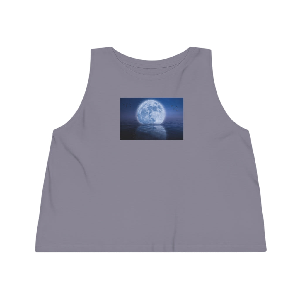 Mystical Moon's Women's Dancer Cropped Tank Top