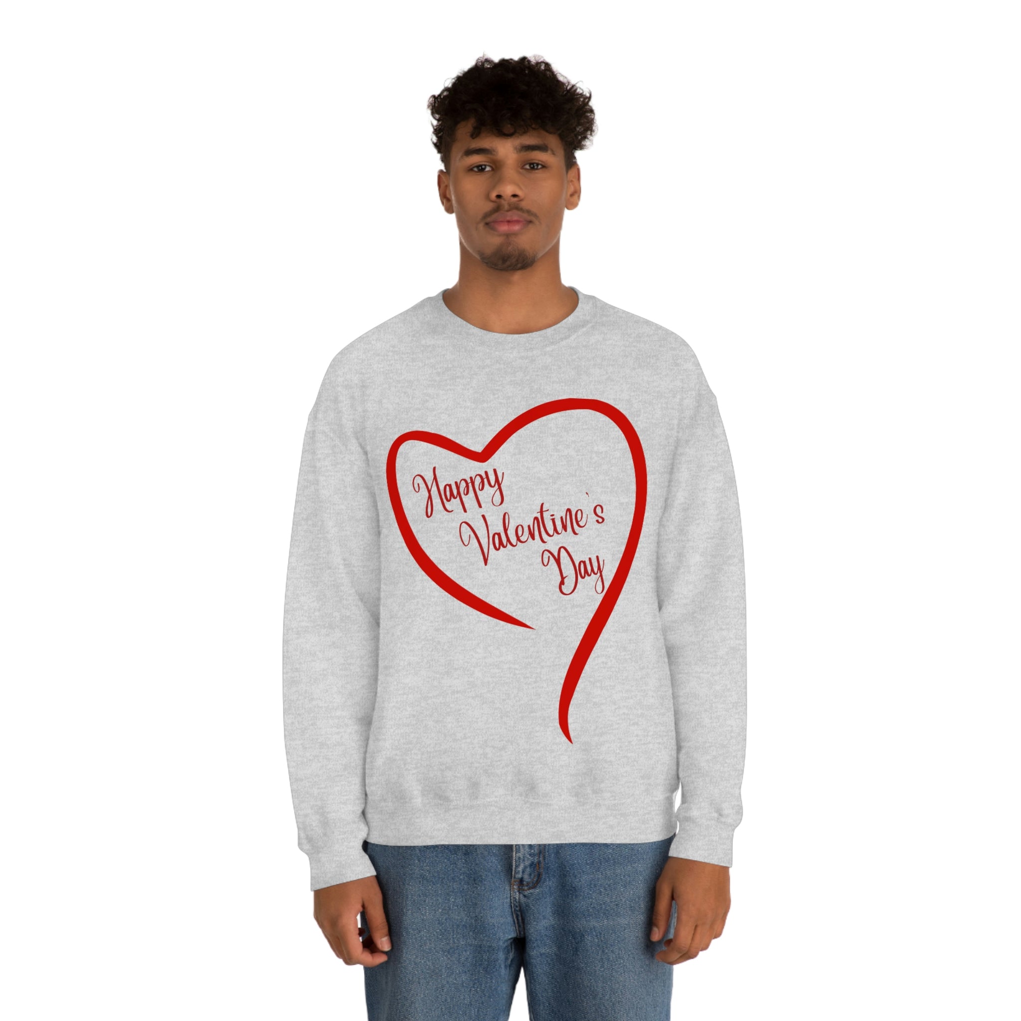 Happy Valentine's Day Unisex Heavy Blend™ Crewneck Sweatshirt