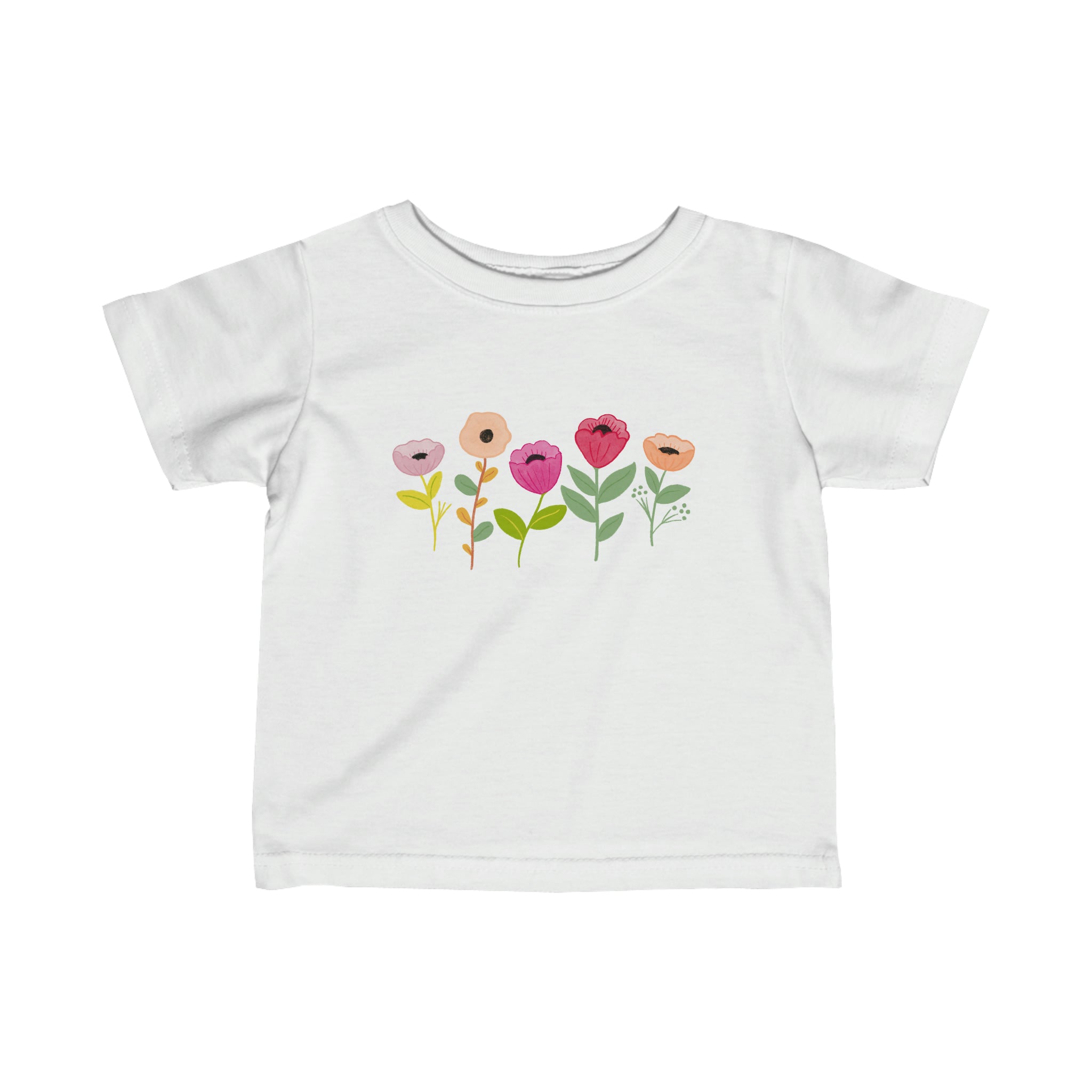 Spring Flowers Infant Fine Jersey Tee