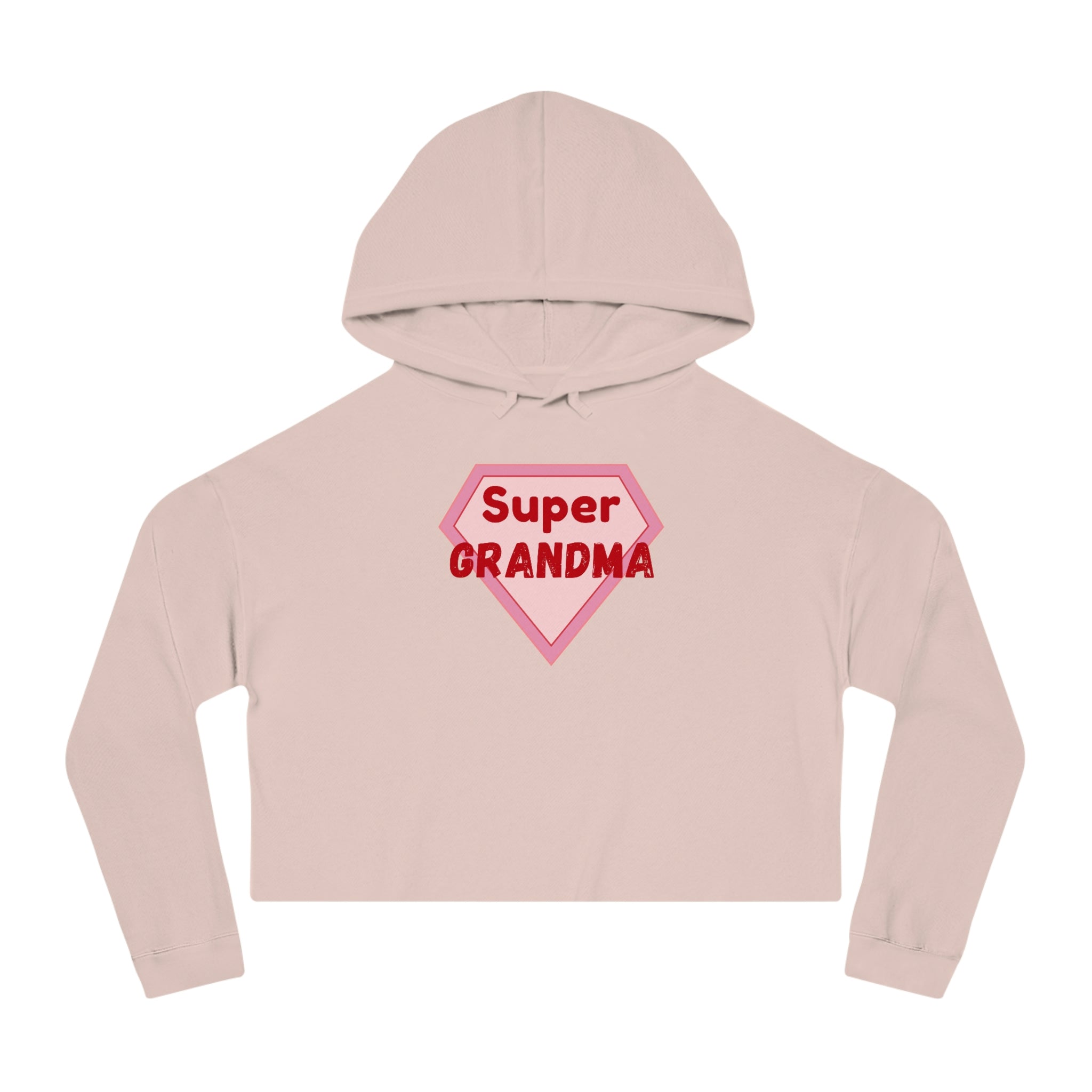 Super Grandma Women’s Cropped Hooded Sweatshirt