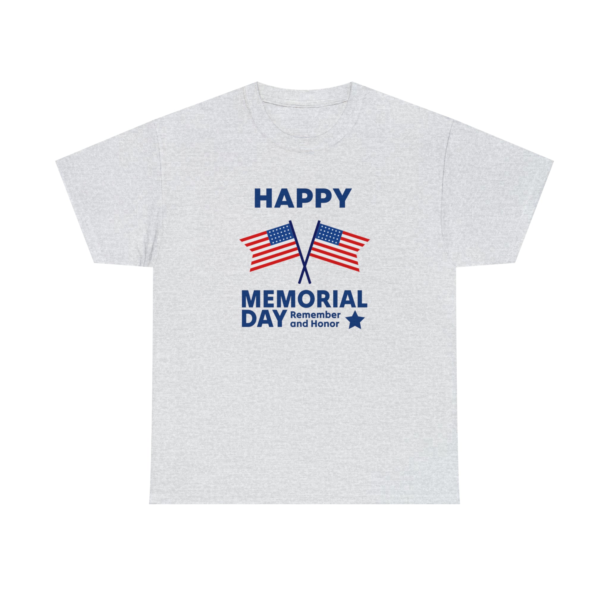 Happy Memorial Day Unisex Heavy Cotton Tee