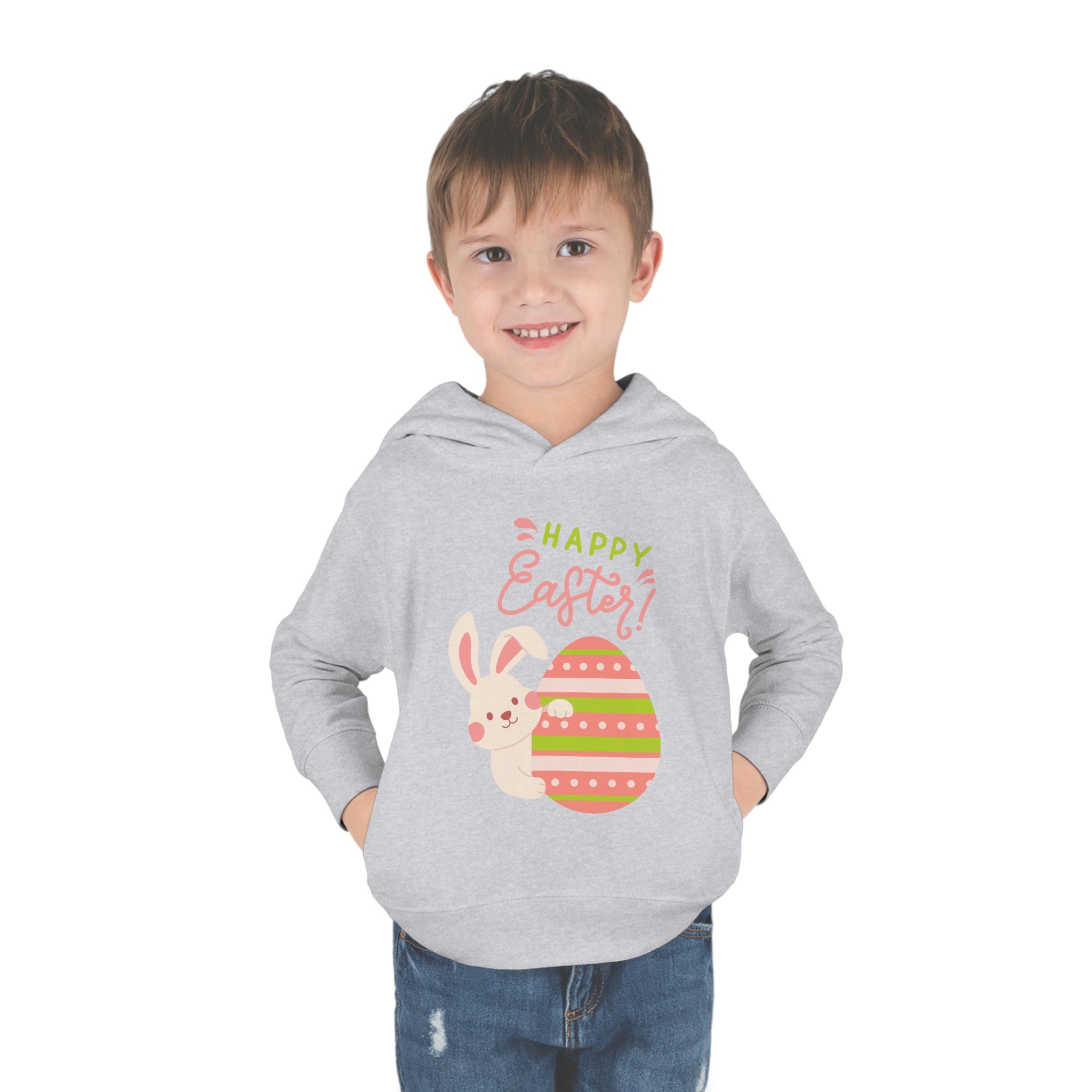 Easter Egg Toddler Pullover Fleece Hoodie