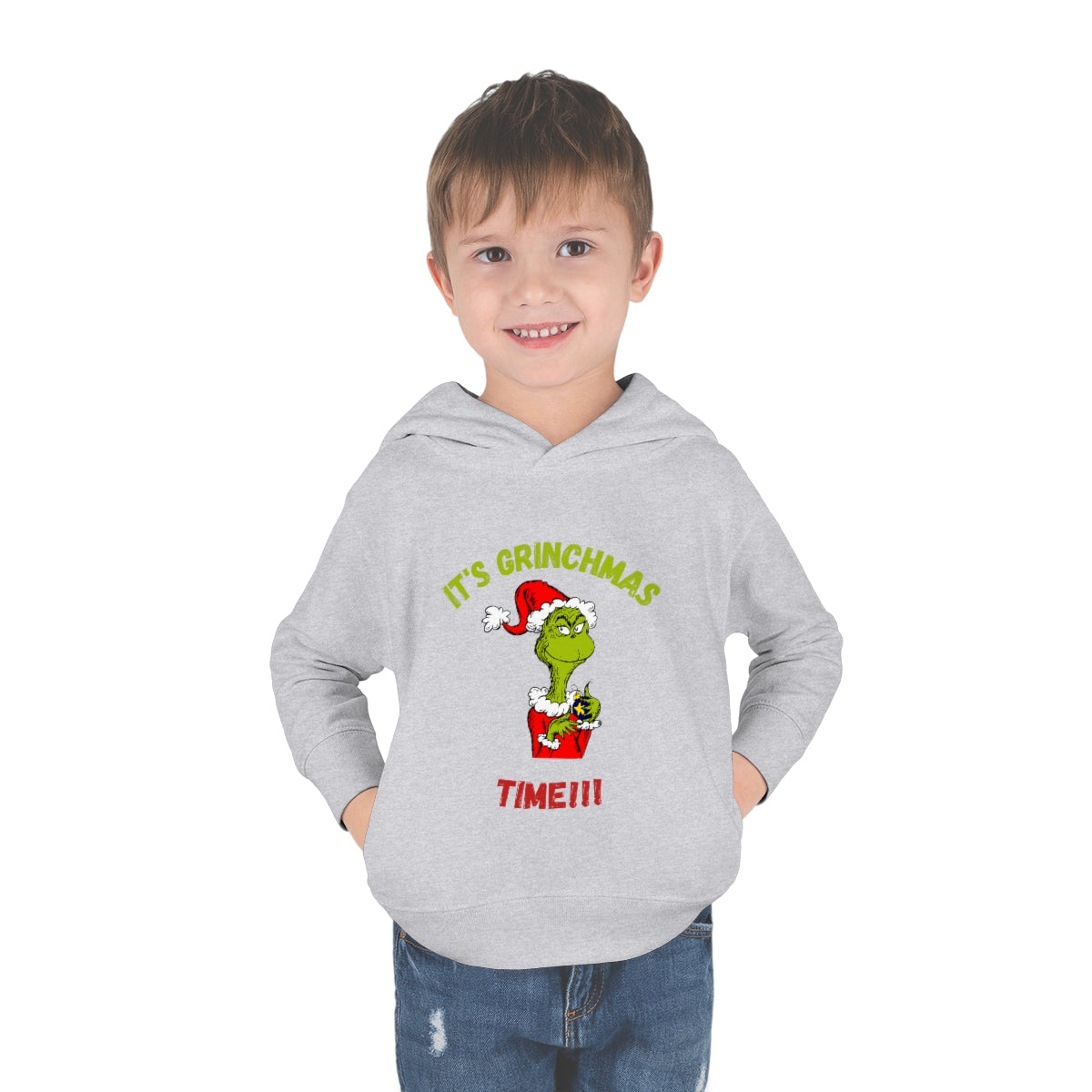 It's Grichmas Time!!! Toddler Pullover Fleece Hoodie