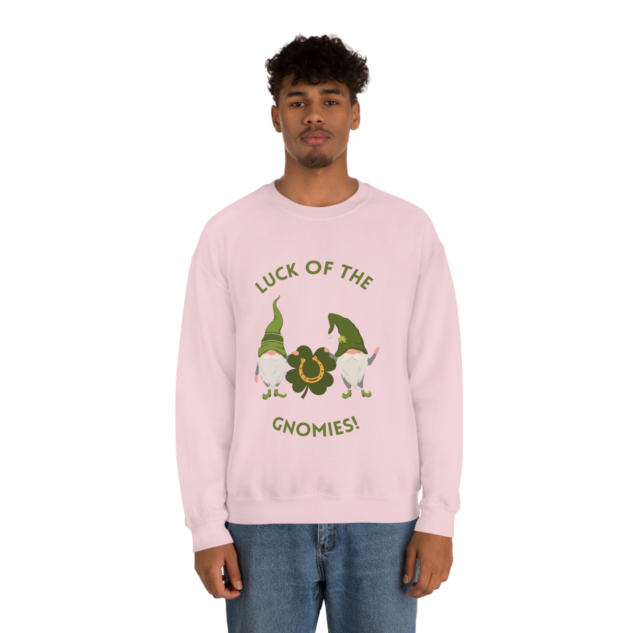 The Luck Of The Gnomies! Unisex Heavy Blend™ Crewneck Sweatshirt