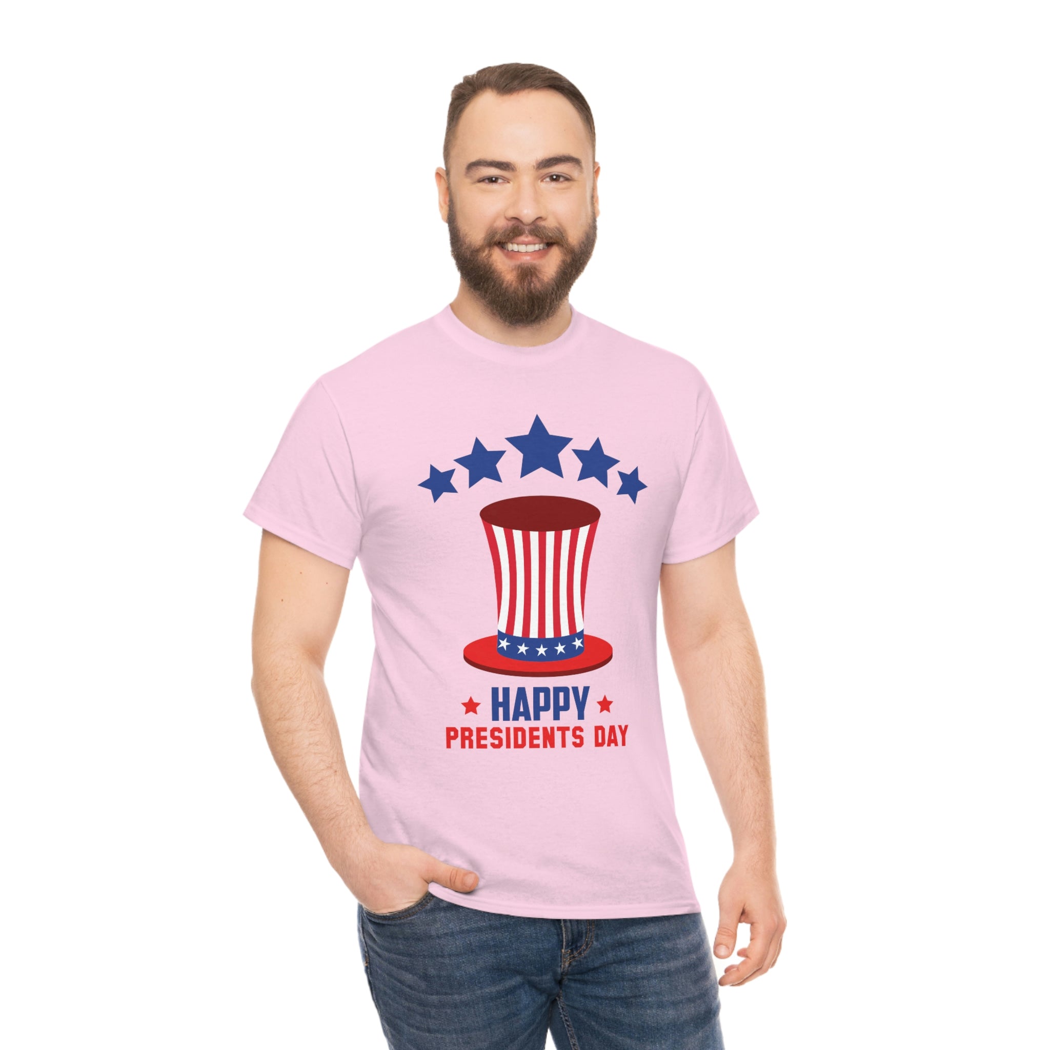 Happy President's Day Hat Unisex Heavy Cotton Tee