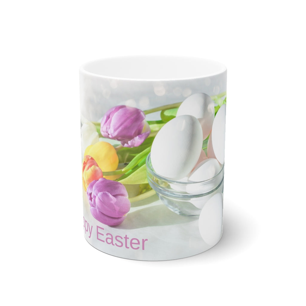 Easter White Ceramic Mug, 11oz and 15oz