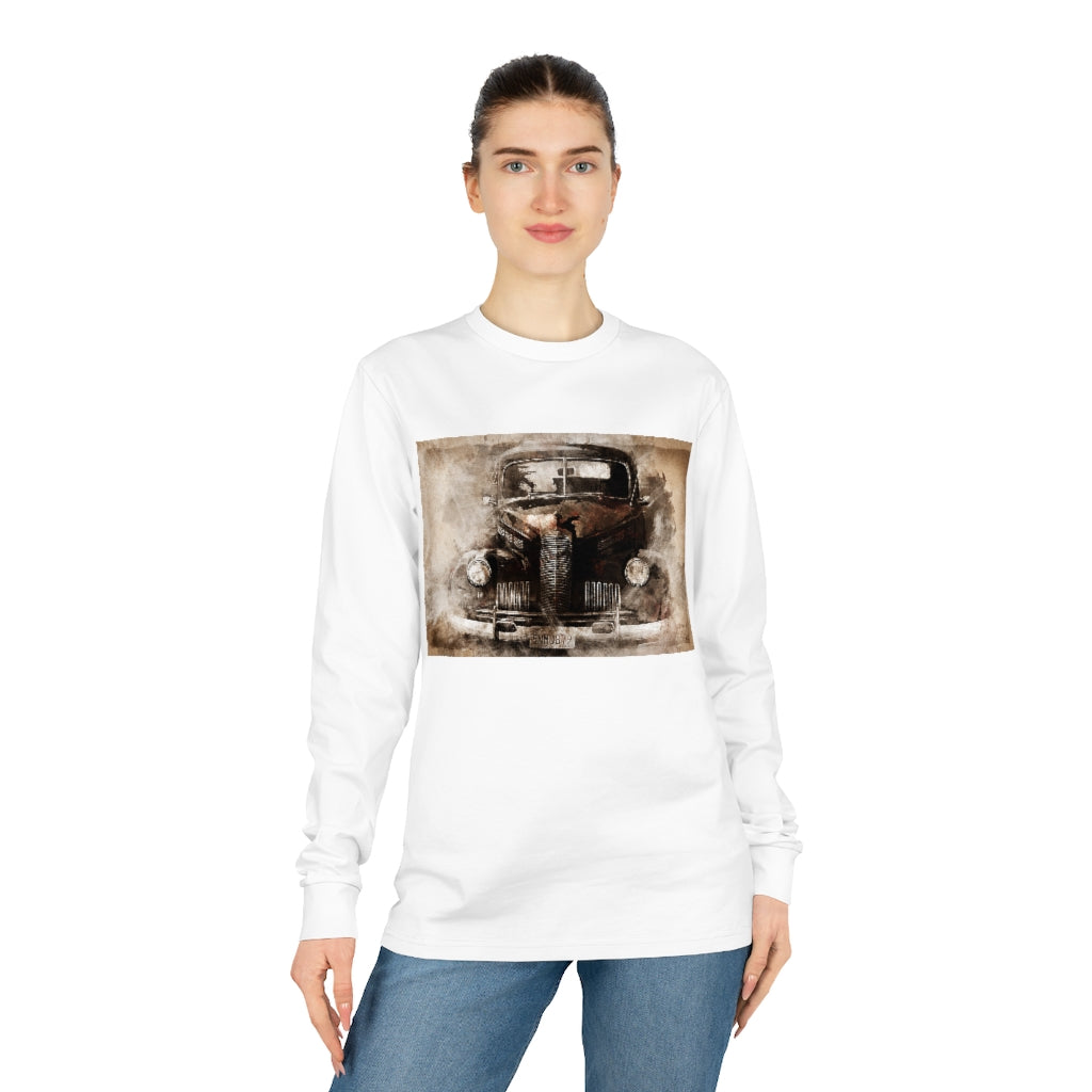 Old Truck Unisex Shifts Dry Organic Long Sleeve Tee