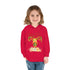 Scarecrow Happy Thanksgiving Toddler Pullover Fleece Hoodie