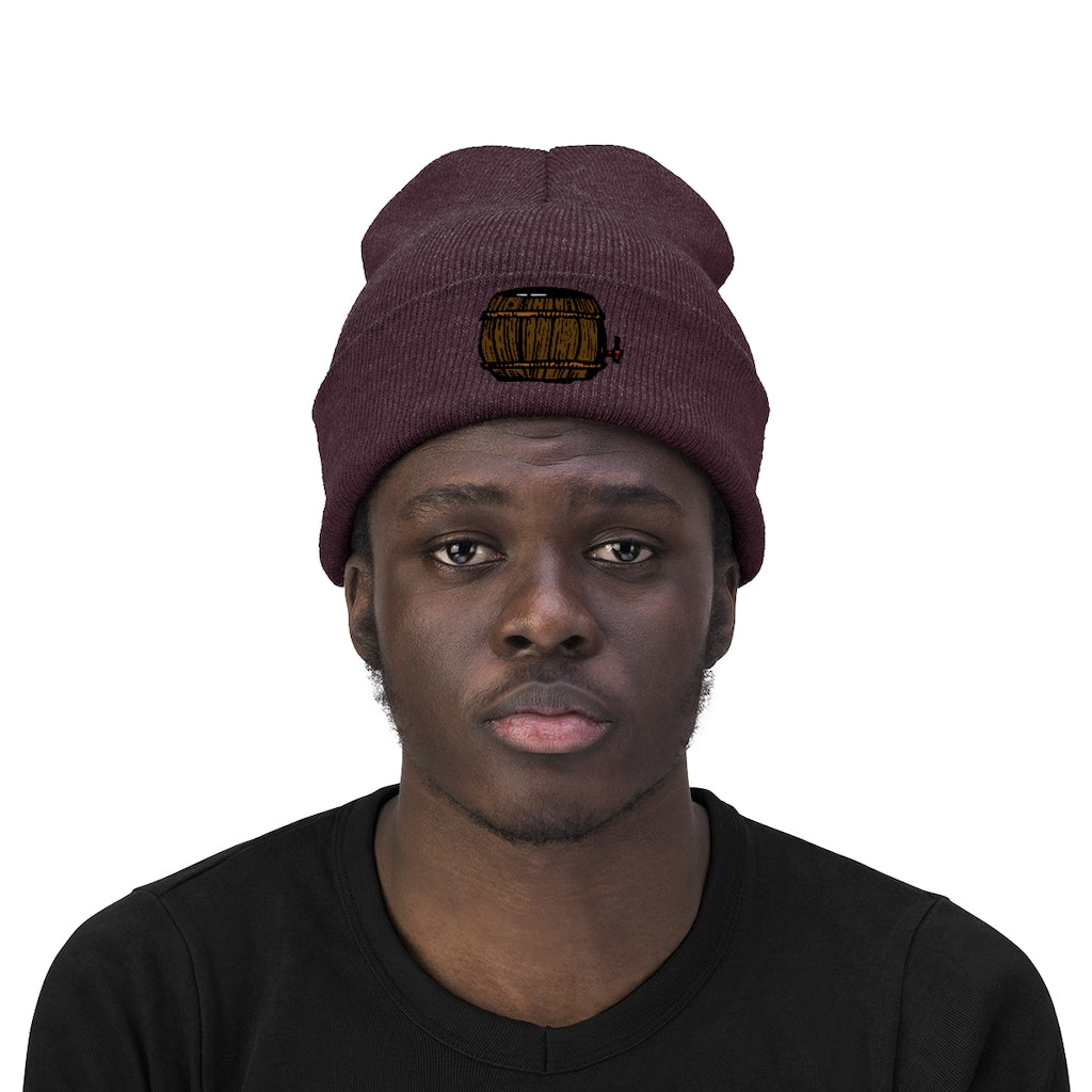 Keg Barrel Knit Beanie